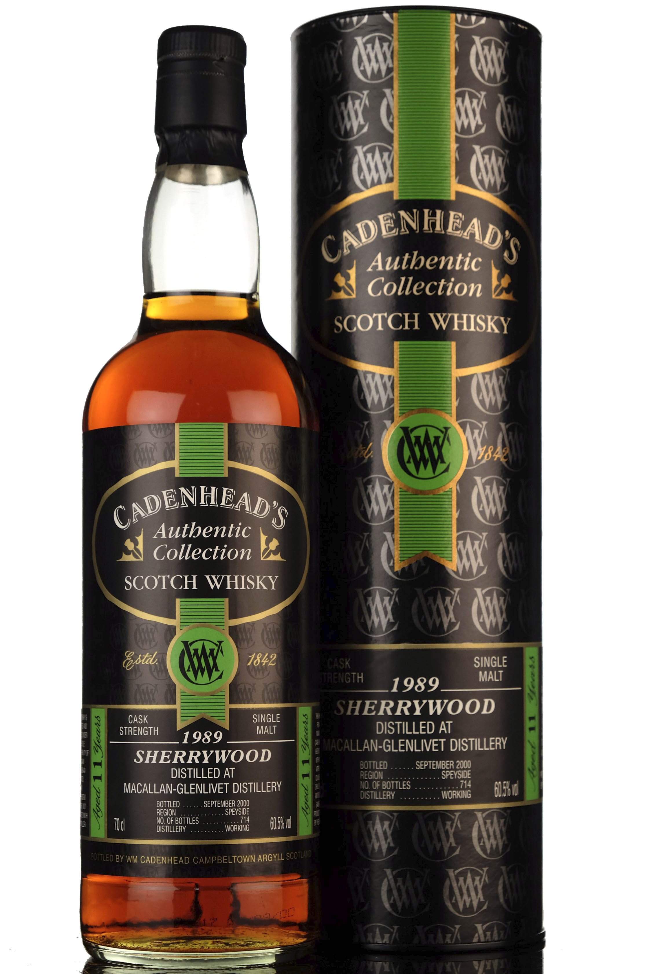 MacallanGlenlivet 19892000 11 Year Old Cadenheads Authentic Collection