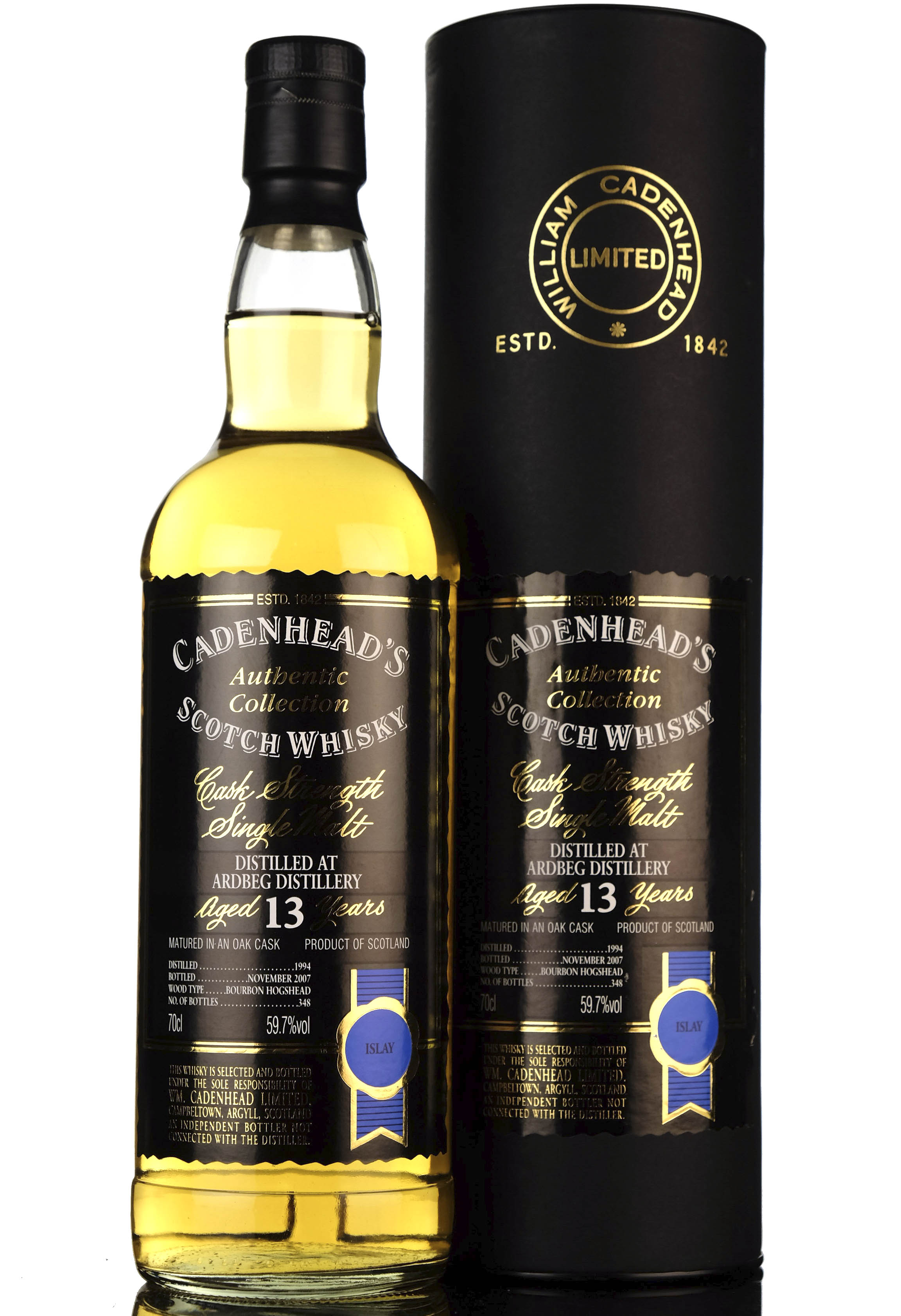 Ardbeg 1994-2007 - 13 Year Old - Cadenhead Authentic Collection