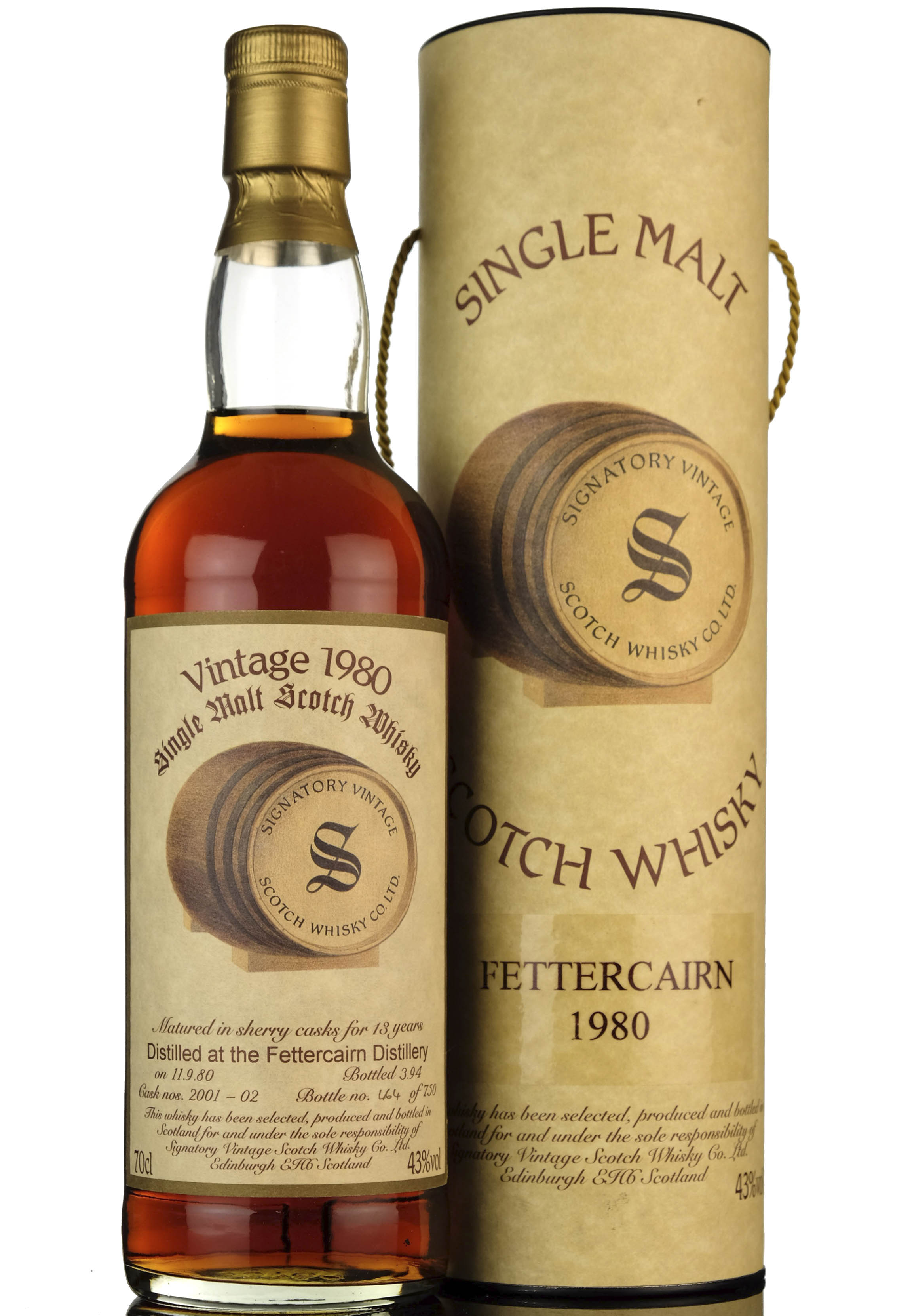 Fettercairn 1980-1994 - 13 Year Old - Signatory Vintage