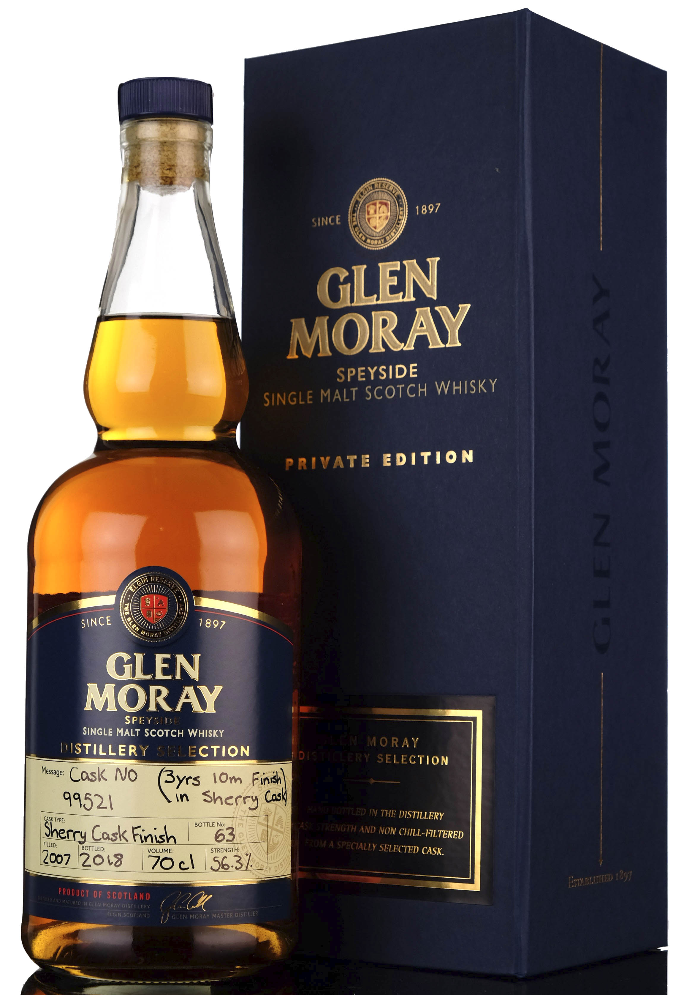 Glen Moray 2007 - 2018 Single Cask 99521