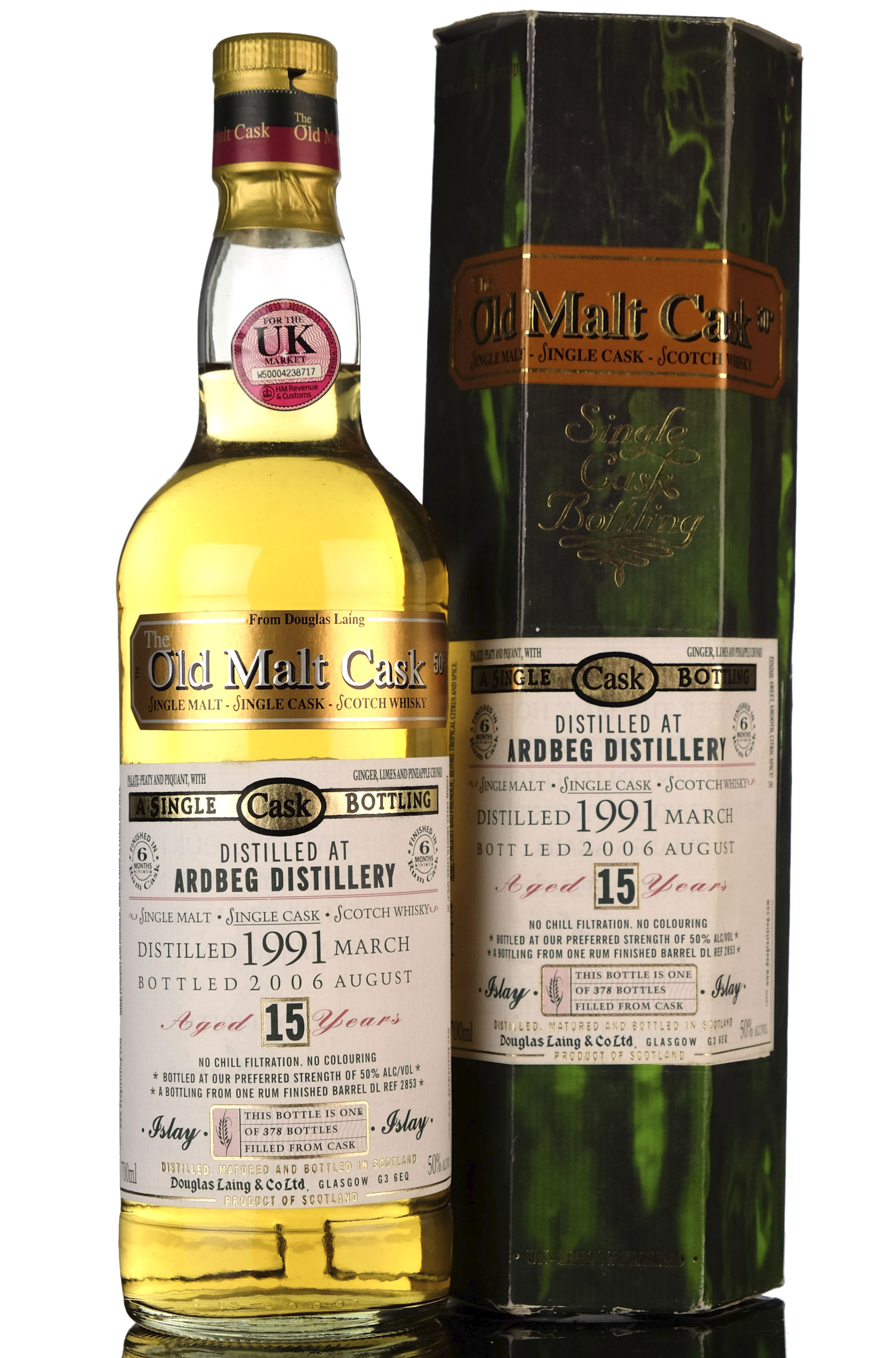 Ardbeg 1991-2006 - 15 Year Old - Douglas Laing - Old Malt Cask