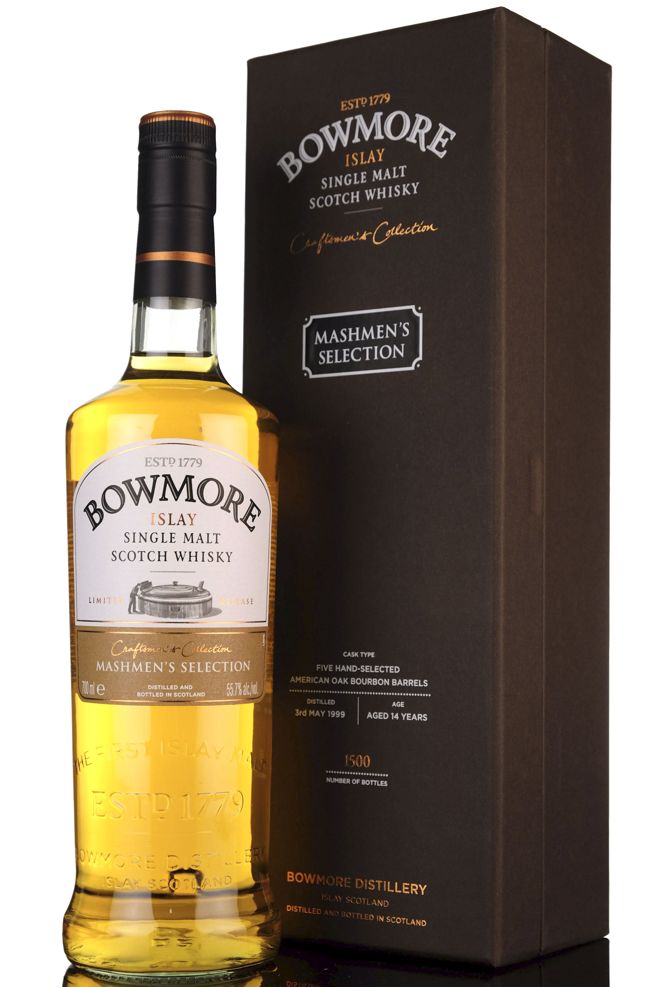 Bowmore 1999 - 14 Year Old - Mashmens Selection