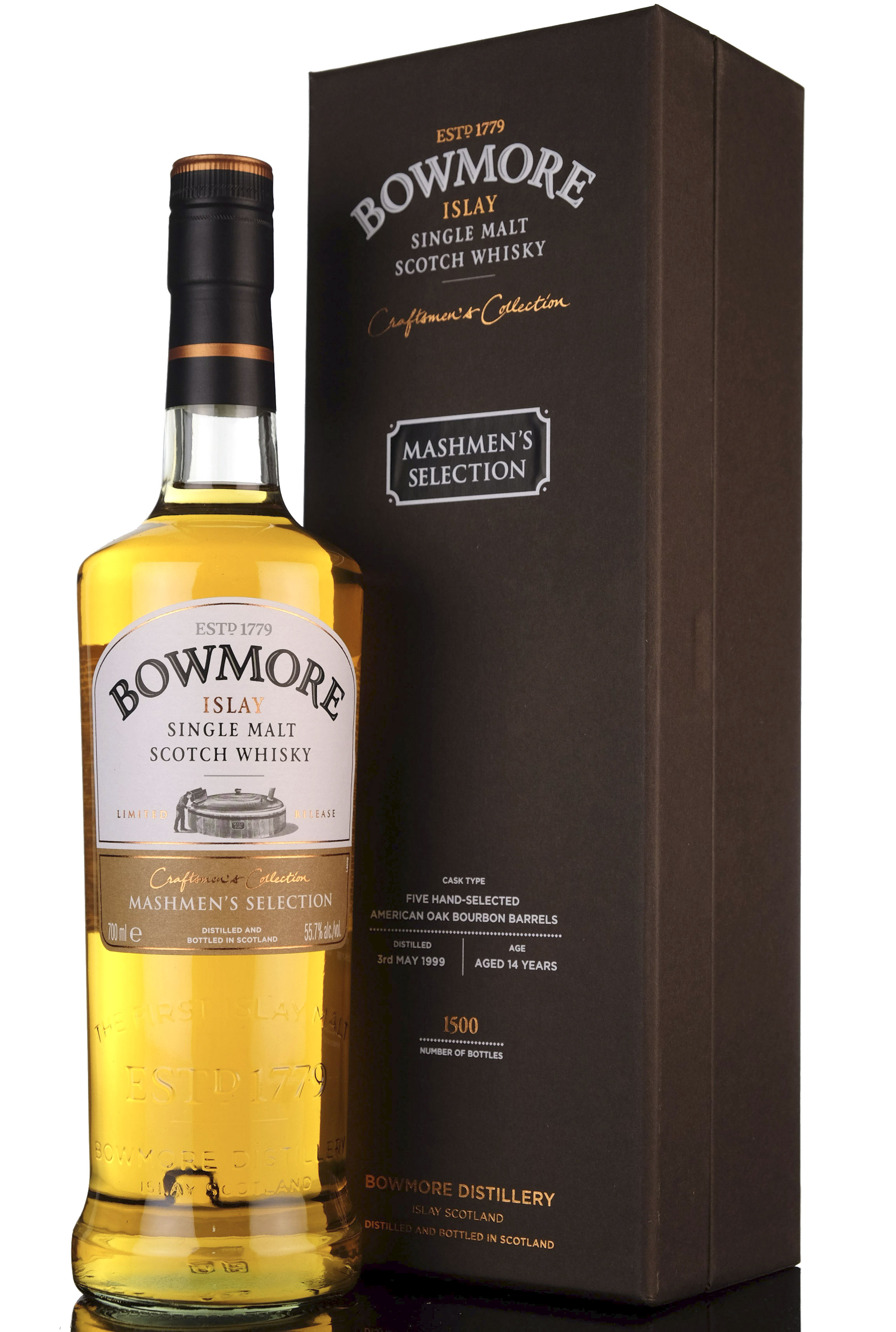 Bowmore 1999 - 14 Year Old - Mashmens Selection