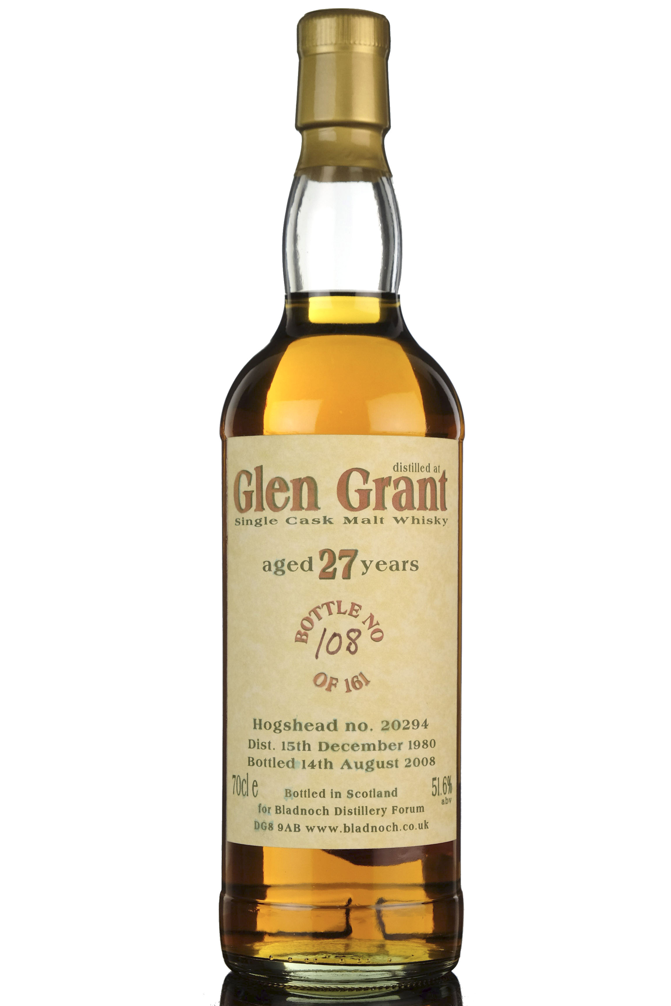 Glen Grant 19802008  27 Year Old  Bladnoch Forum