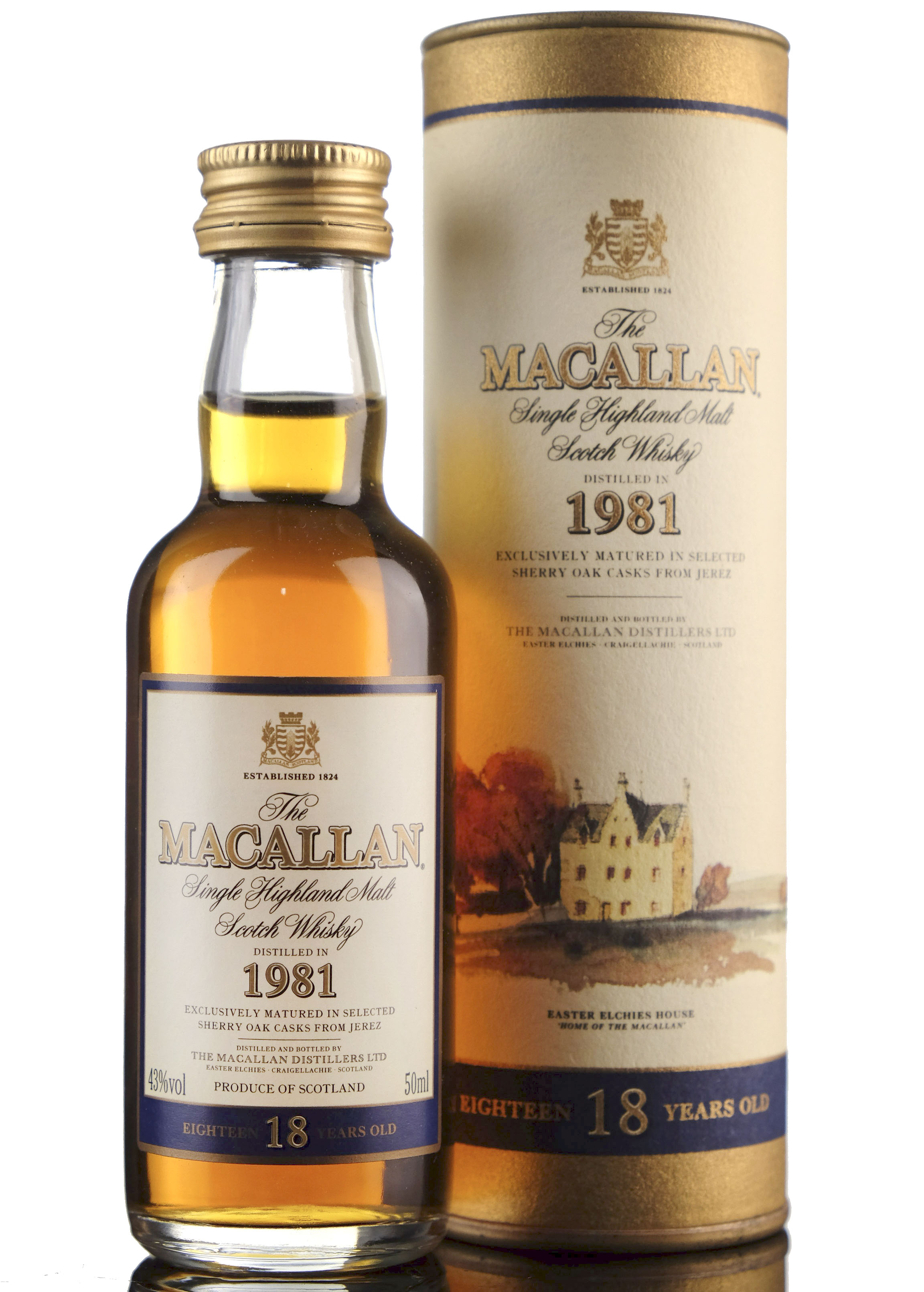 Macallan 1981 - 18 Year Old - Sherry Cask - Miniature