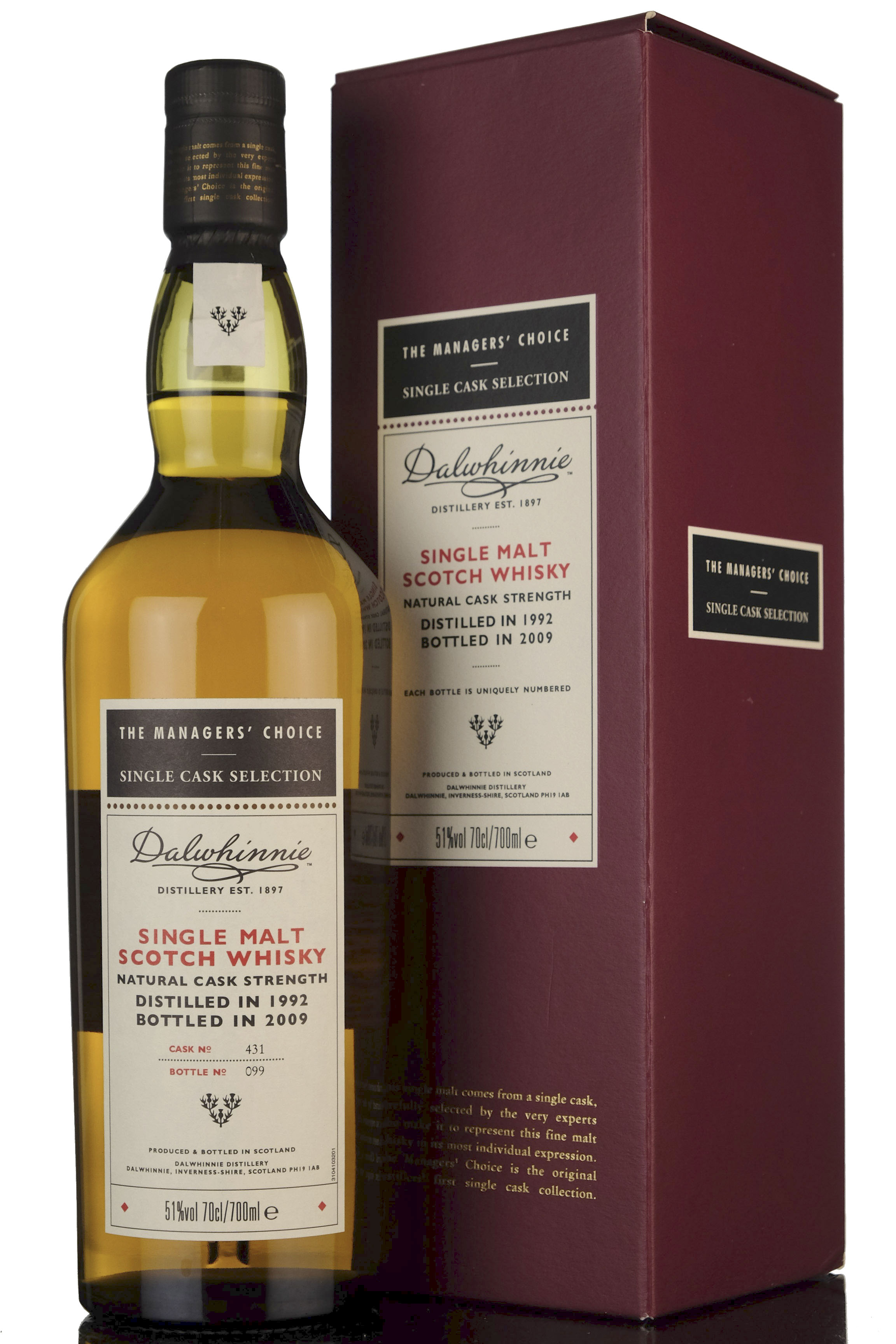 Dalwhinnie 1992-2009 -  Managers Choice