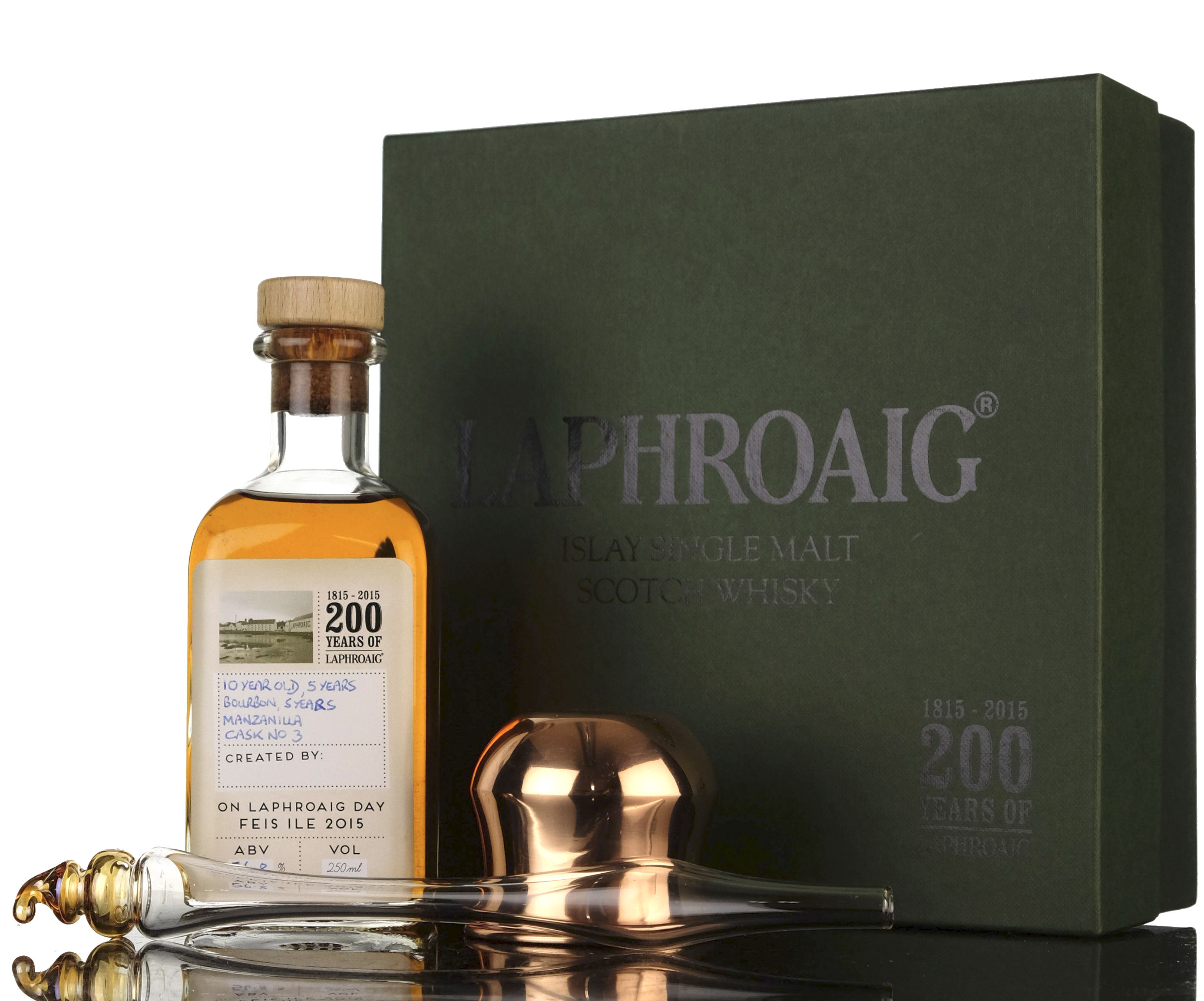 Laphroaig 10 Celebrating 200 Years Of Laphroaig Hand Filled Presentation Set