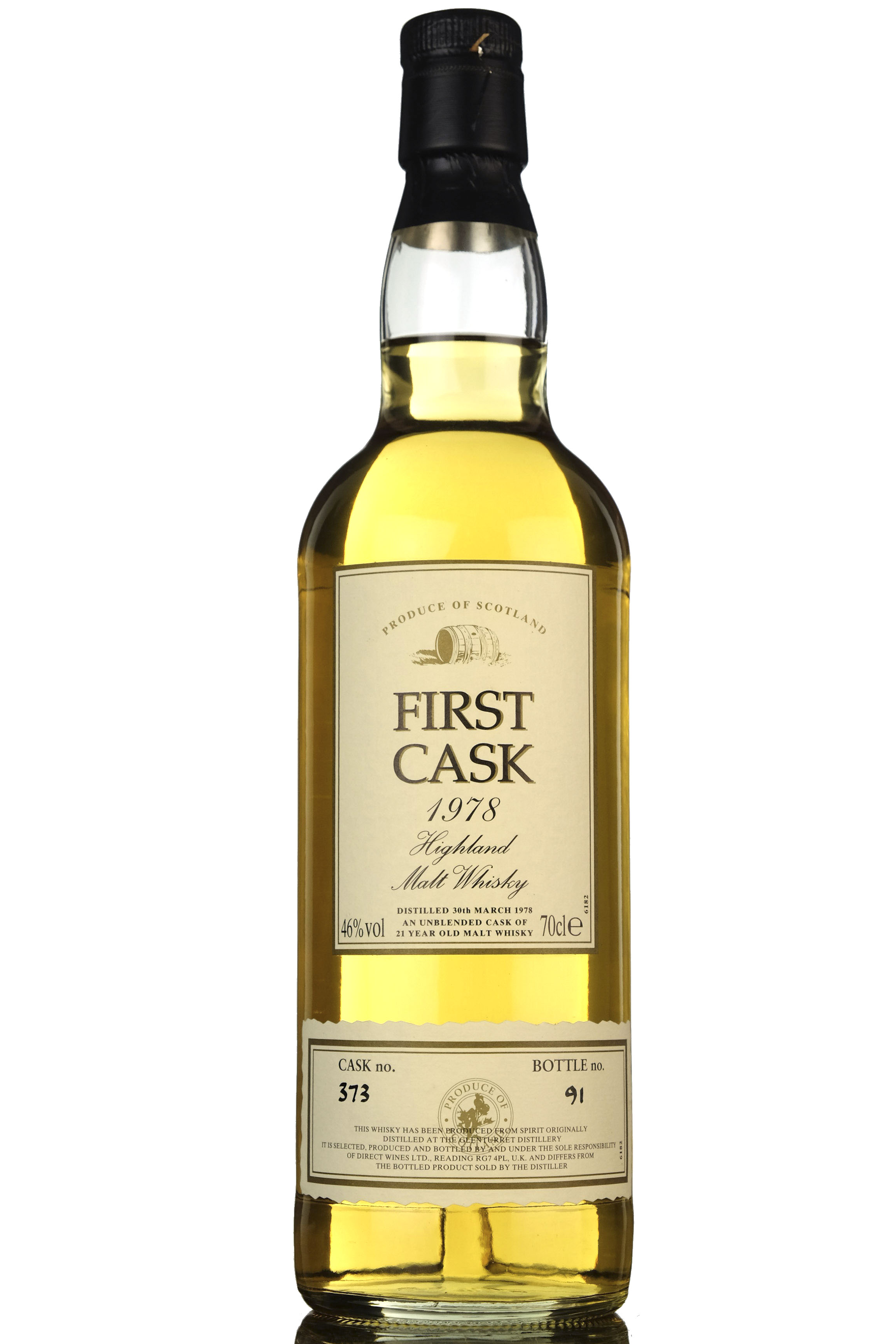 Glenturret 1978  21 Year Old  First Cask 373