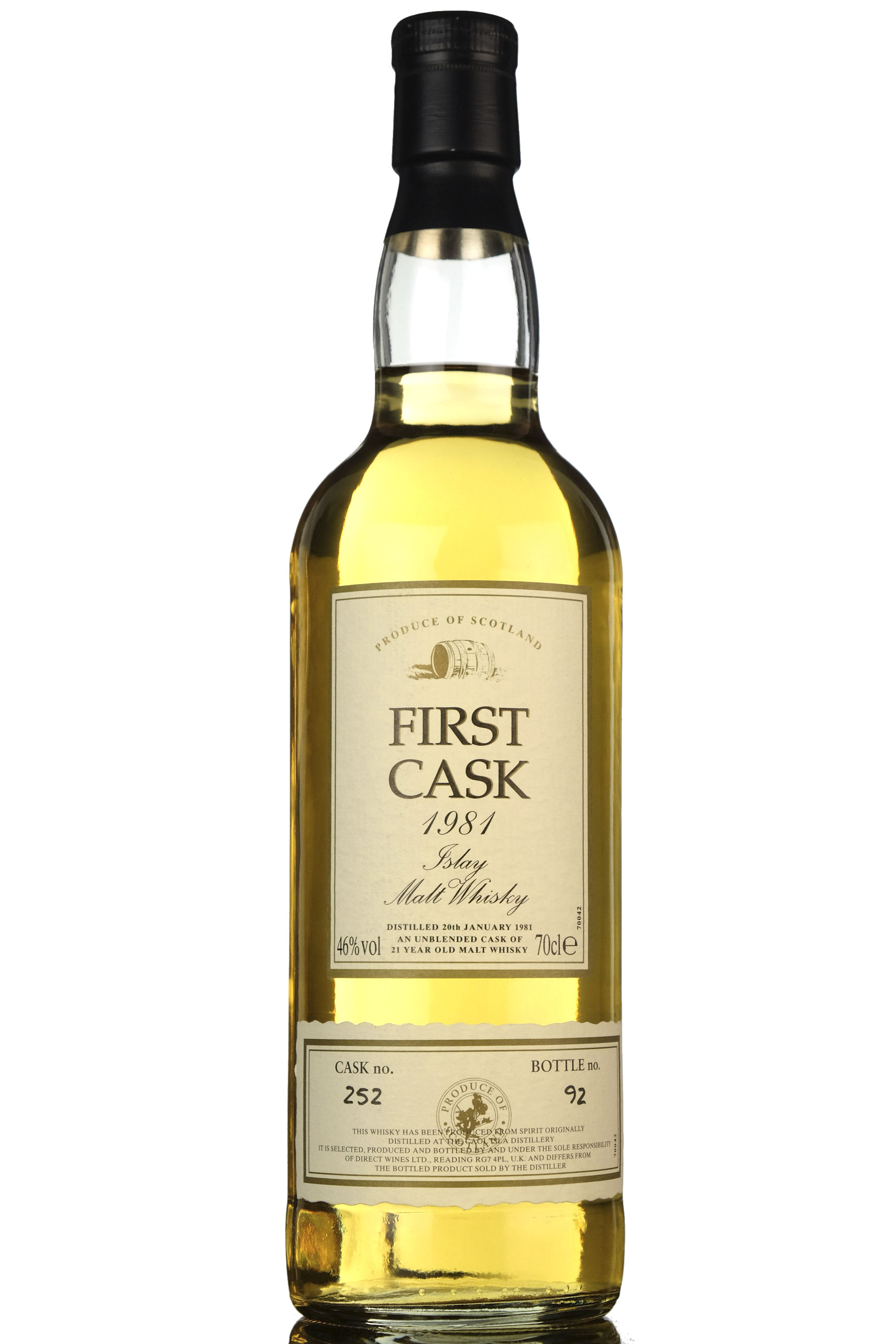 Caol Ila 1981 - 21 Year Old - First Cask 252