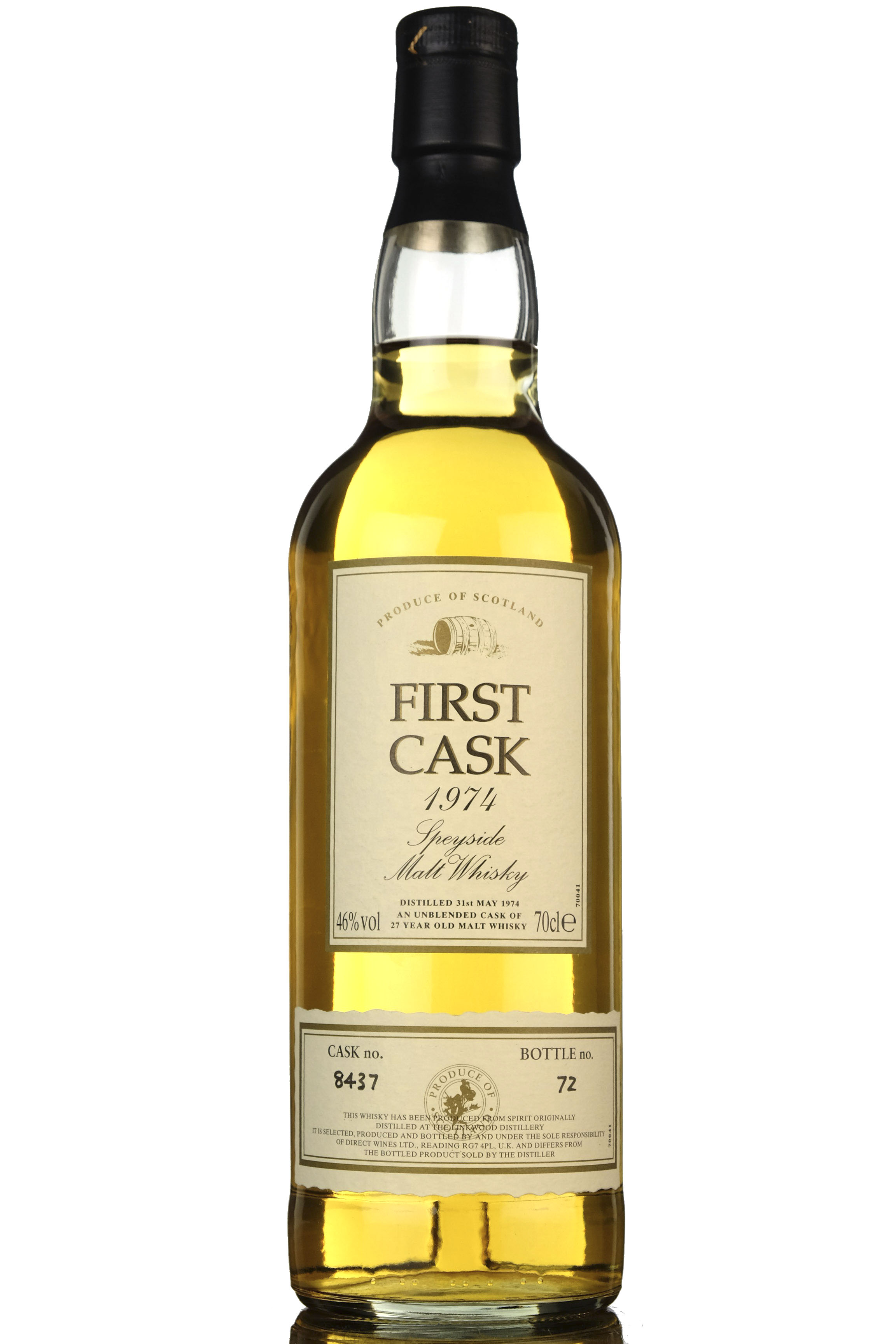 Linkwood 1974 - 27 Year Old - First Cask 8437