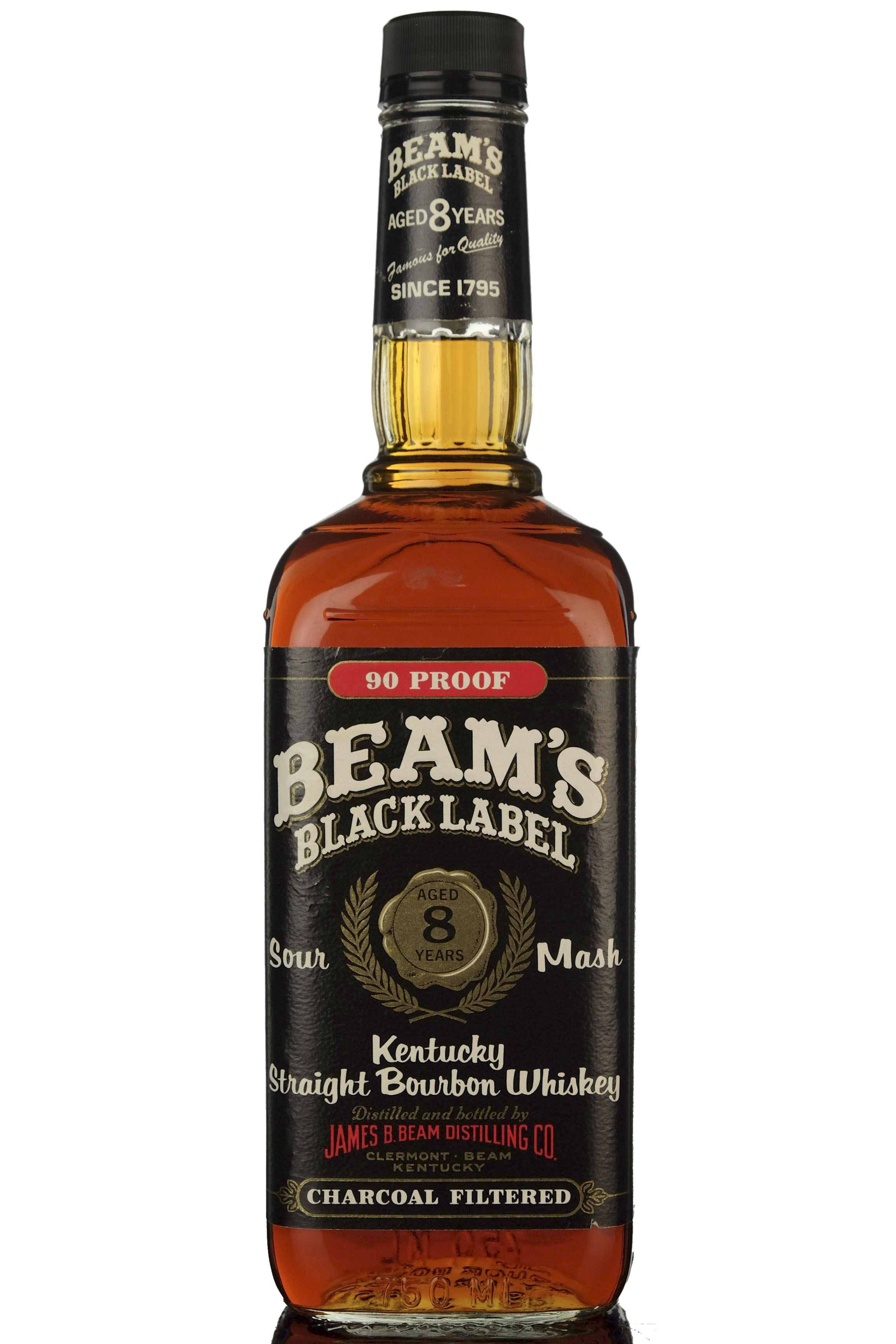 Beams Black Label - 6 Year Old - Kentucky Straight Bourbon Whiskey