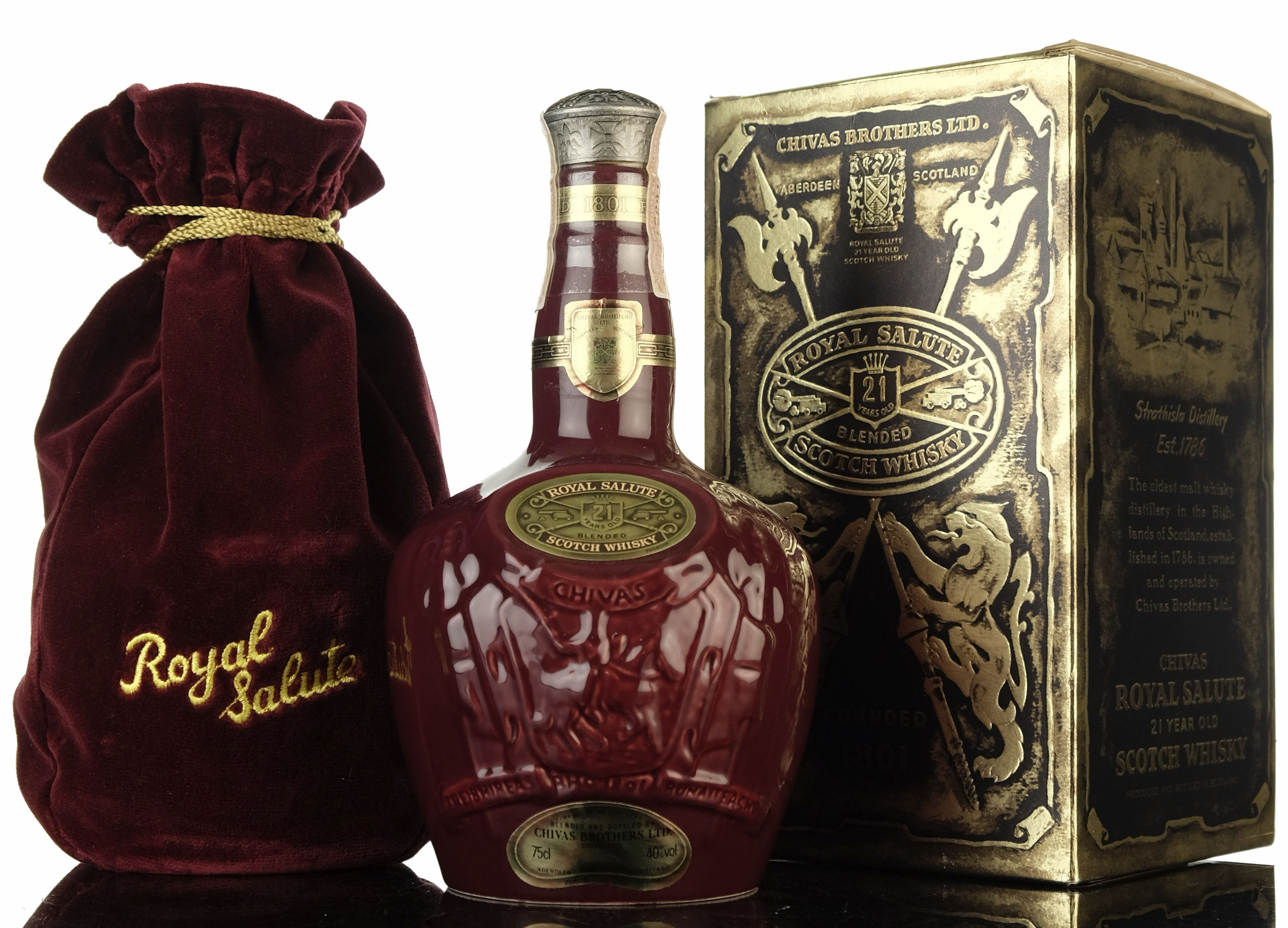 古酒】赤陶器  SALUTE SCOTCH WHISKY 21 yrs Chivas Royal Salute 21 Yr Scotch Whisky | Total Wine & More