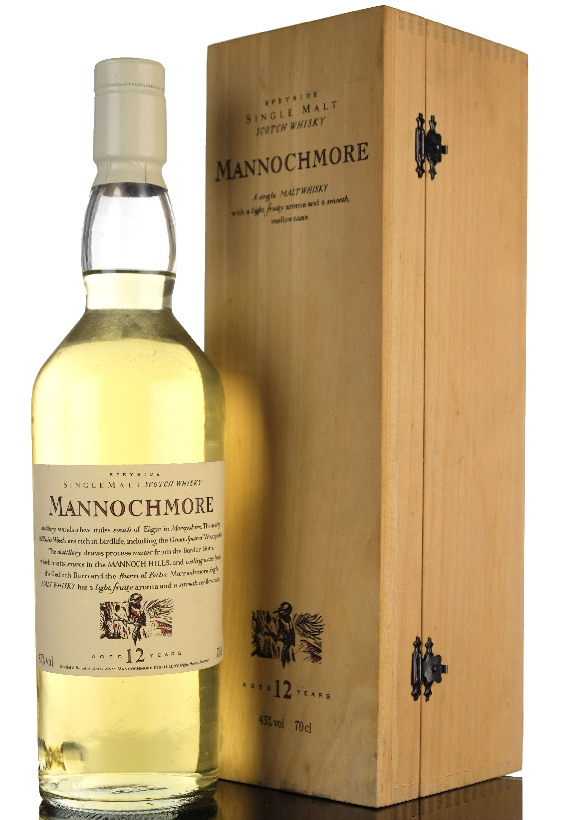 Mannochmore 12 Year Old - Flora & Fauna - White Capsule