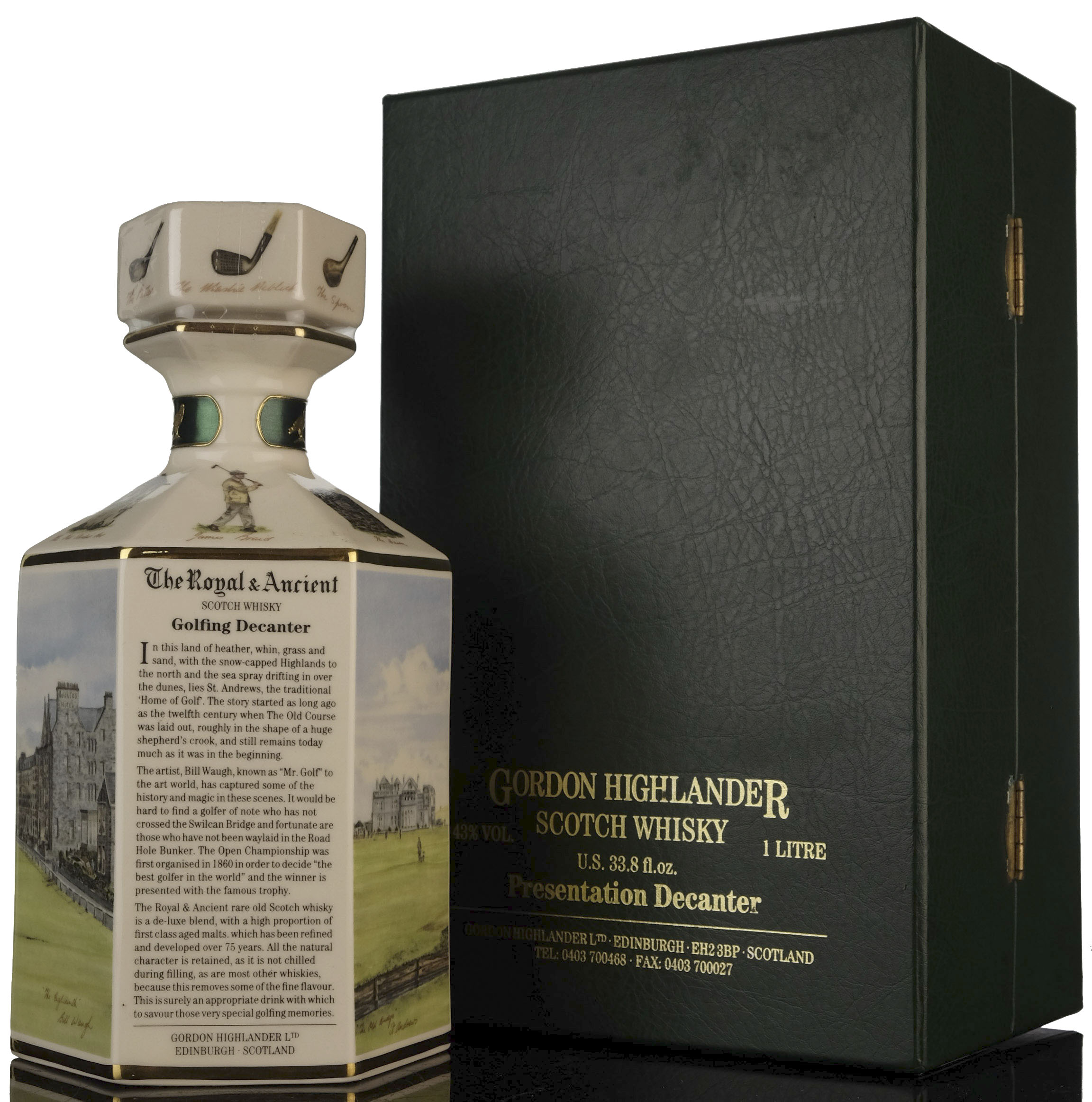Gordon Highlanders 20 Year Old Ceramic  1 Litre