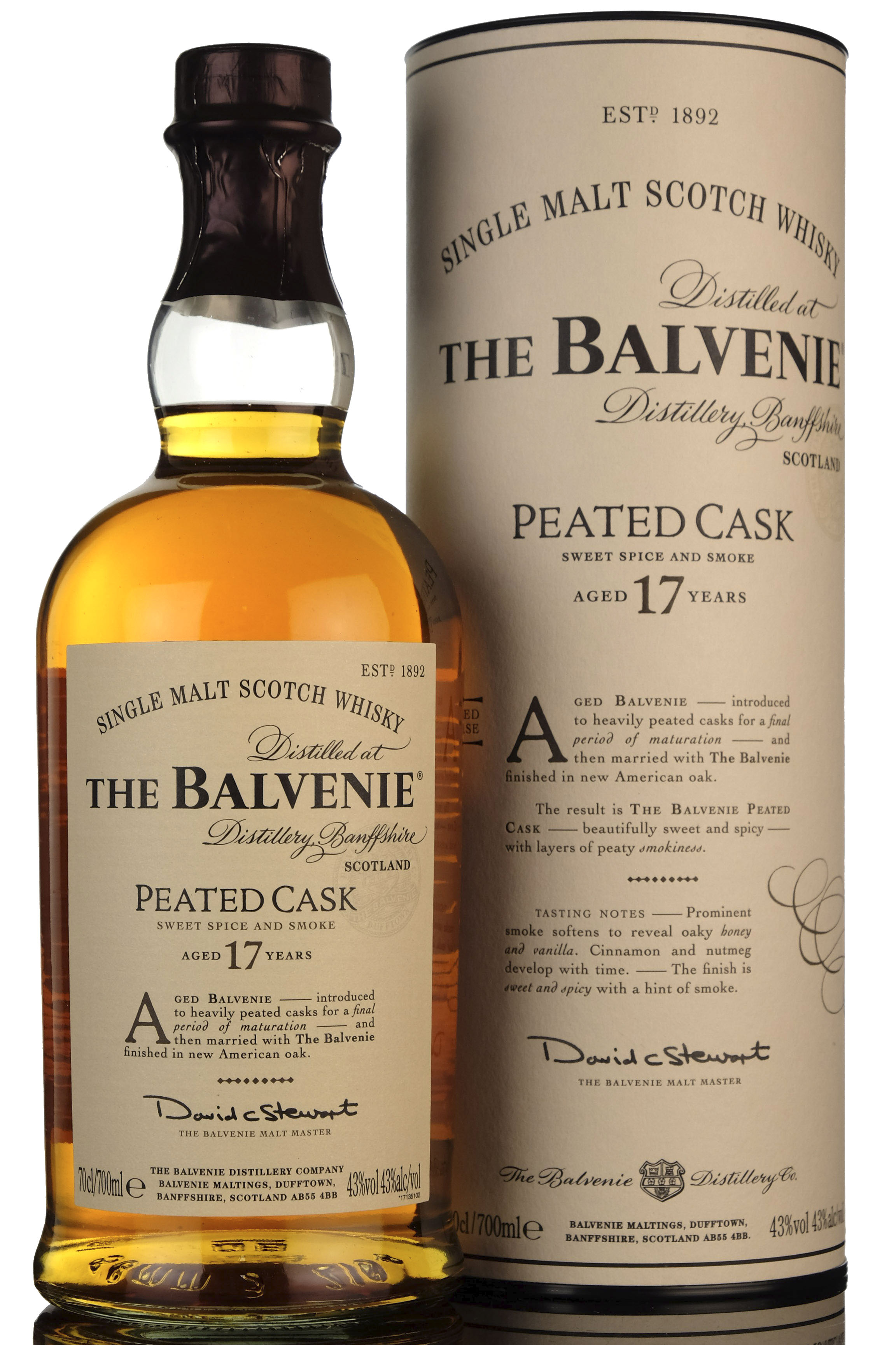 Balvenie 17 Year Old - Peated Cask