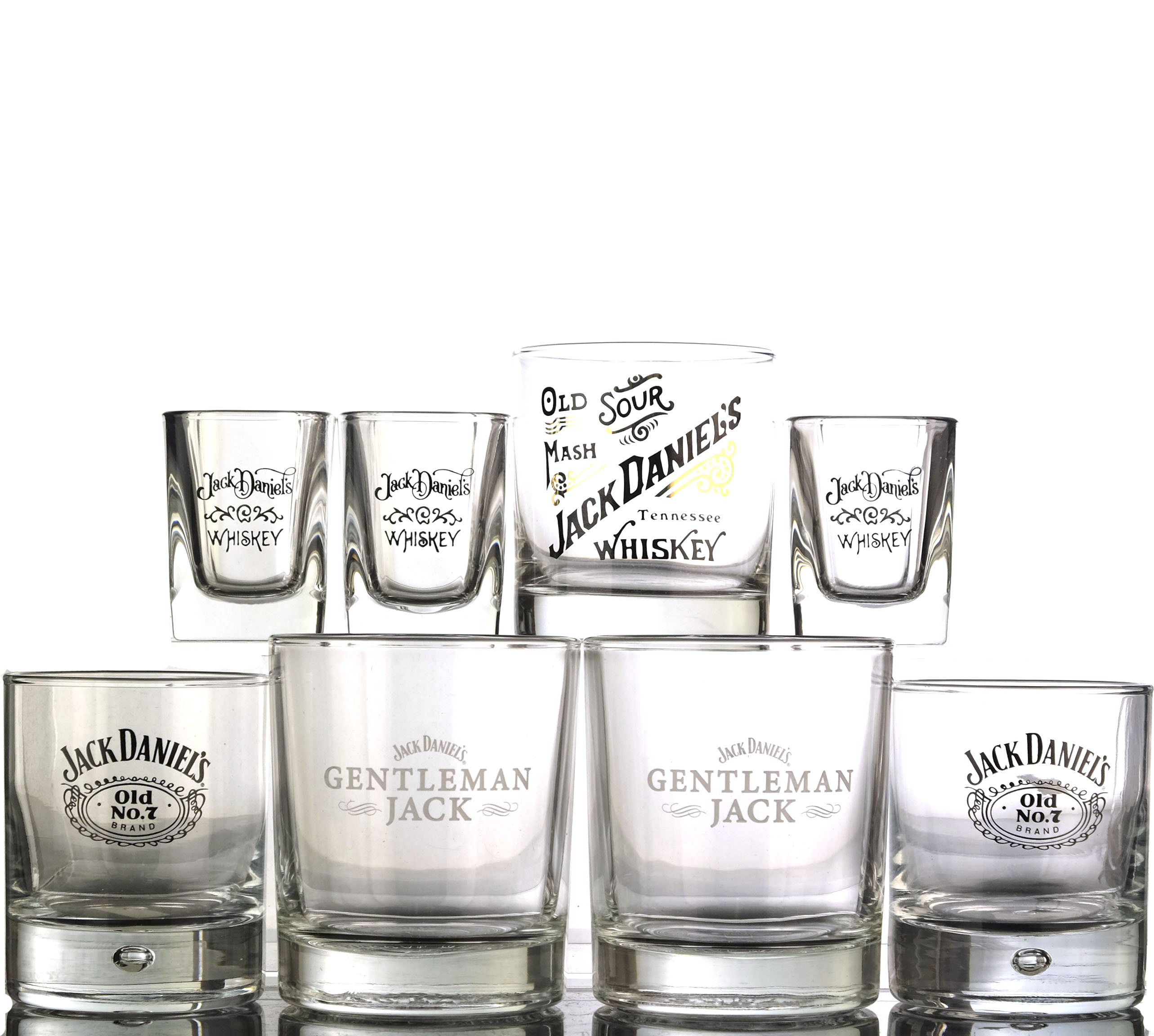 8 x Jack Daniels Glasses