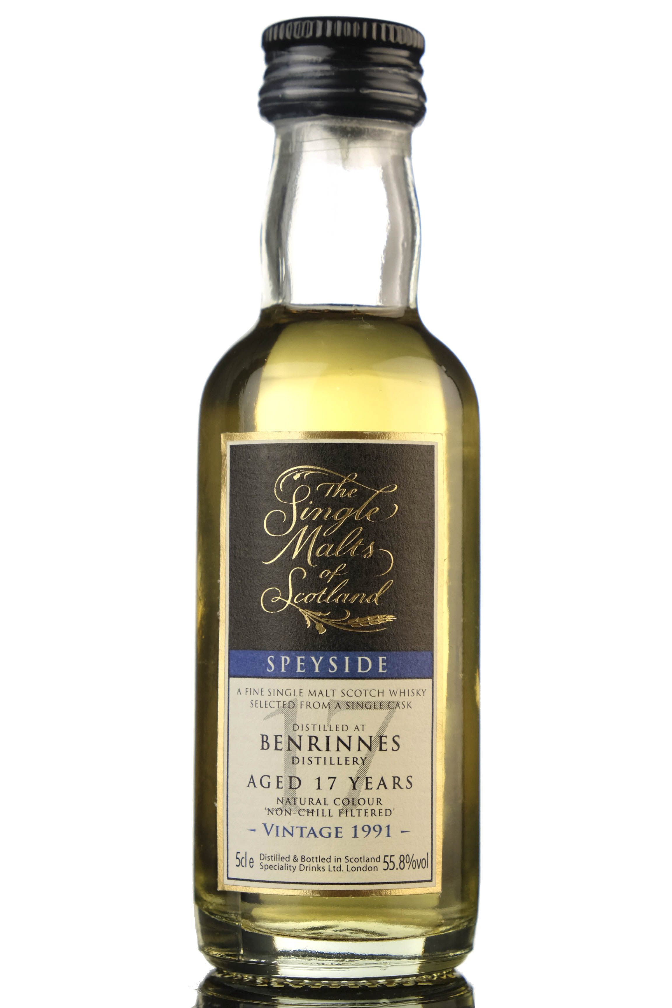 Benrinnes 1991 - Single Cask - Single Malts Of Scotland Miniature