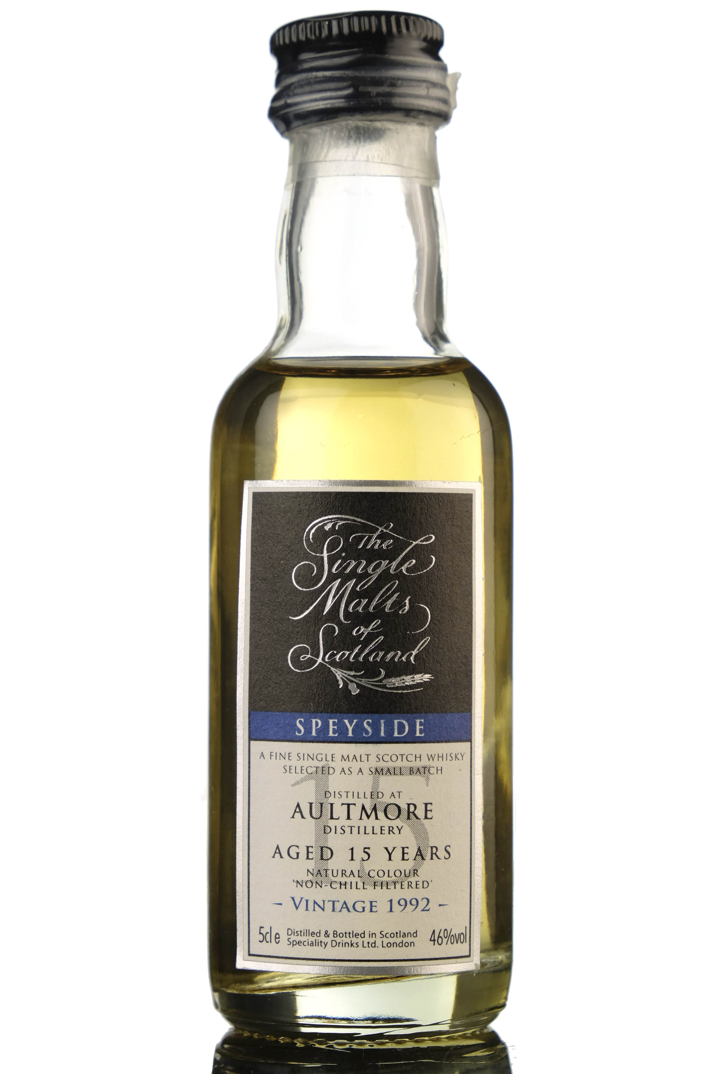 Aultmore 1992 - Single Cask - Single Malts Of Scotland Miniature