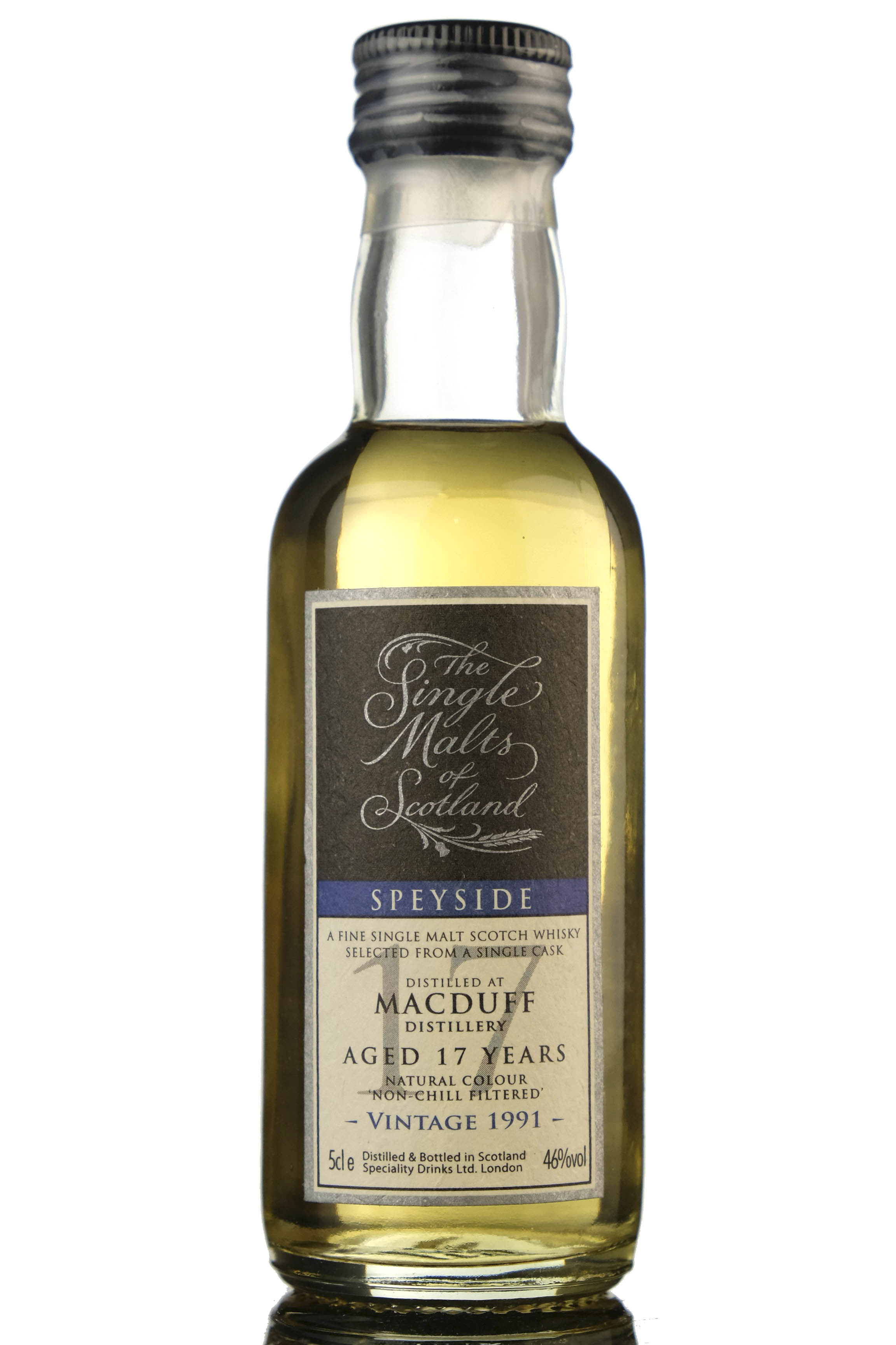 Macduff 1991 - Single Cask - Single Malts Of Scotland Miniature
