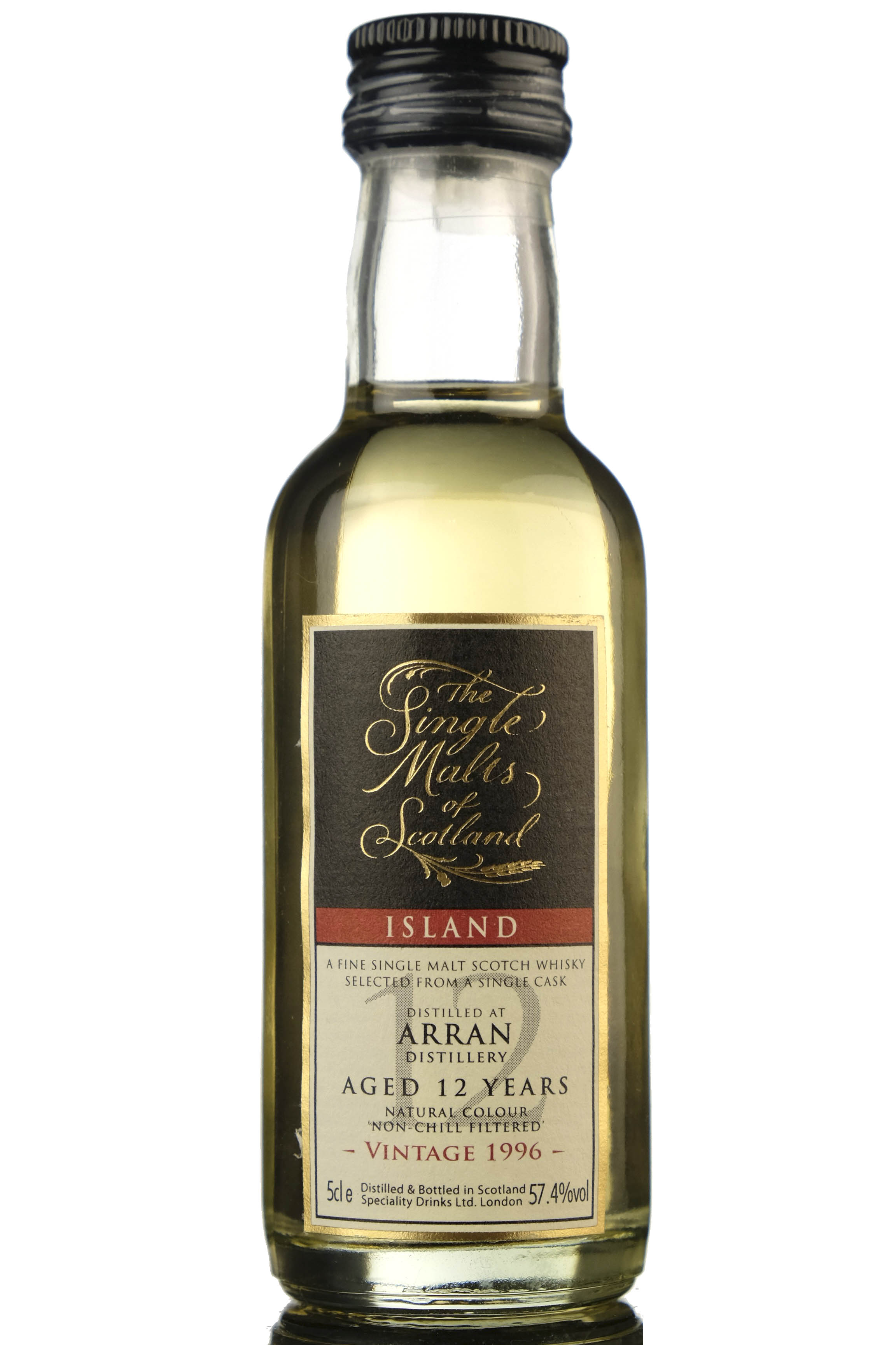 Arran 1996 - Single Cask - Single Malts Of Scotland Miniature