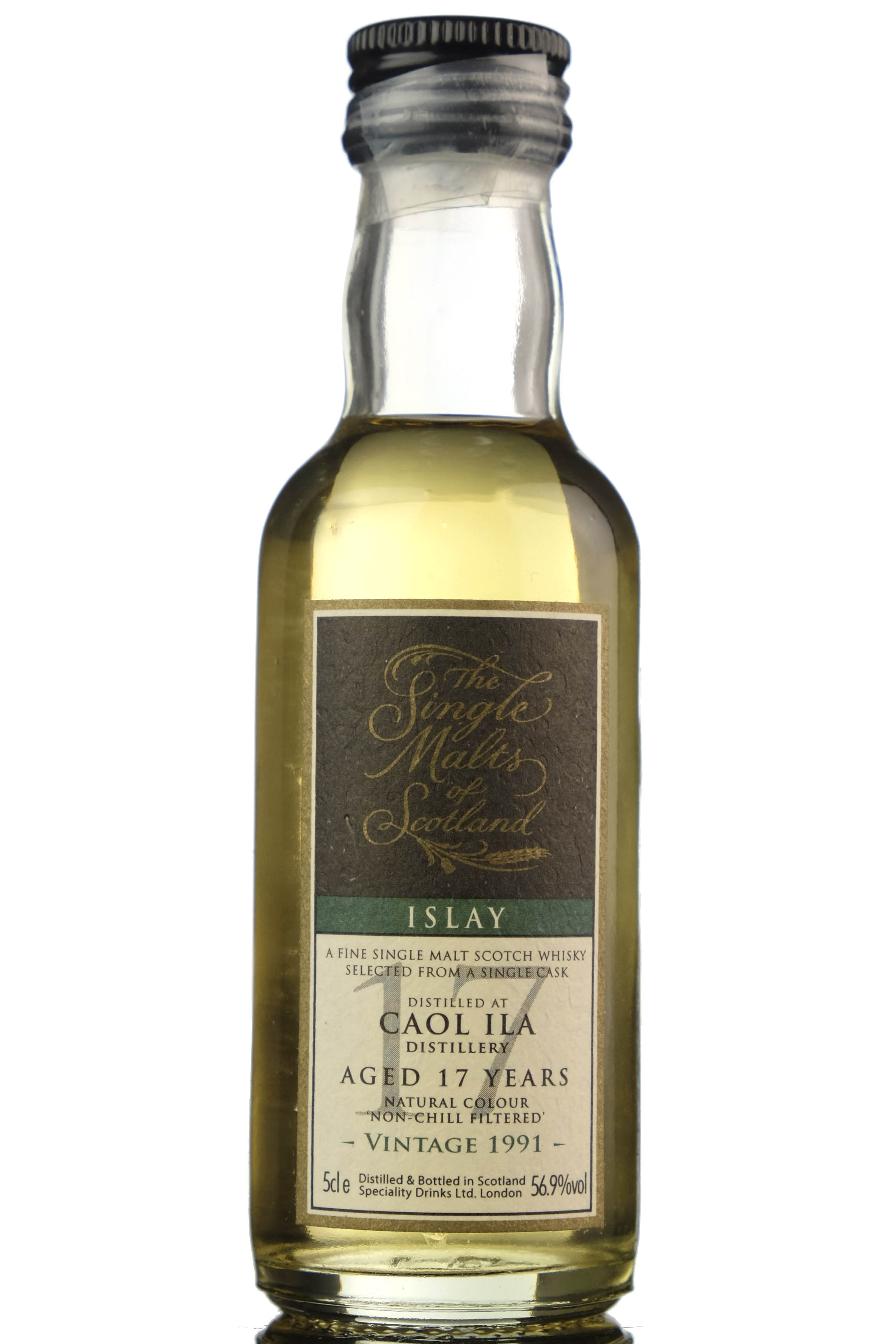 Caol Ila 1991 - Single Cask - Single Malts Of Scotland Miniature