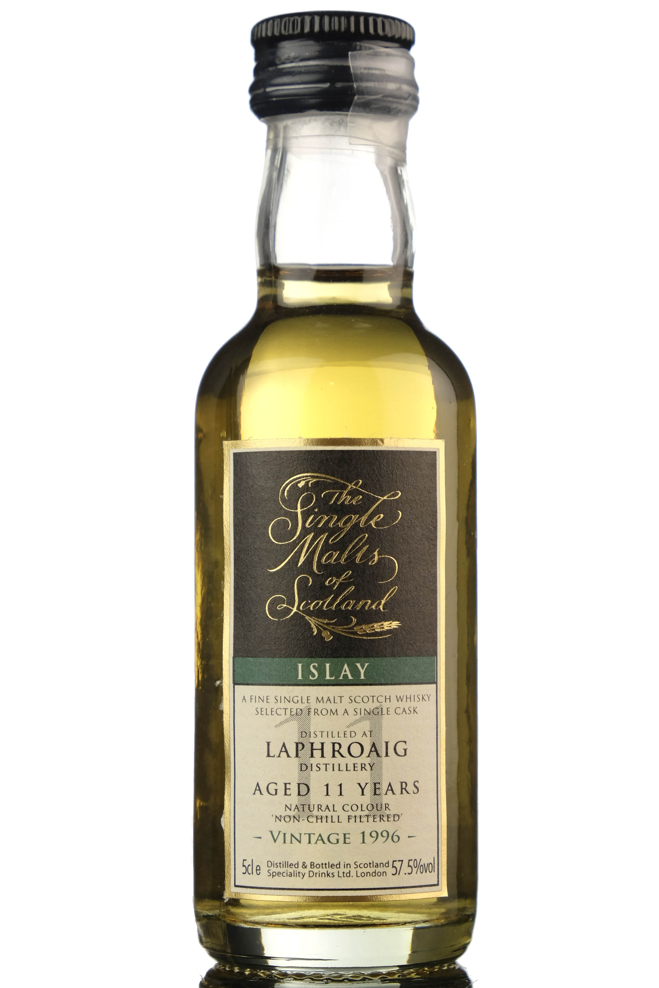 Laphroaig 1996 - Single Cask - Single Malts Of Scotland Miniature