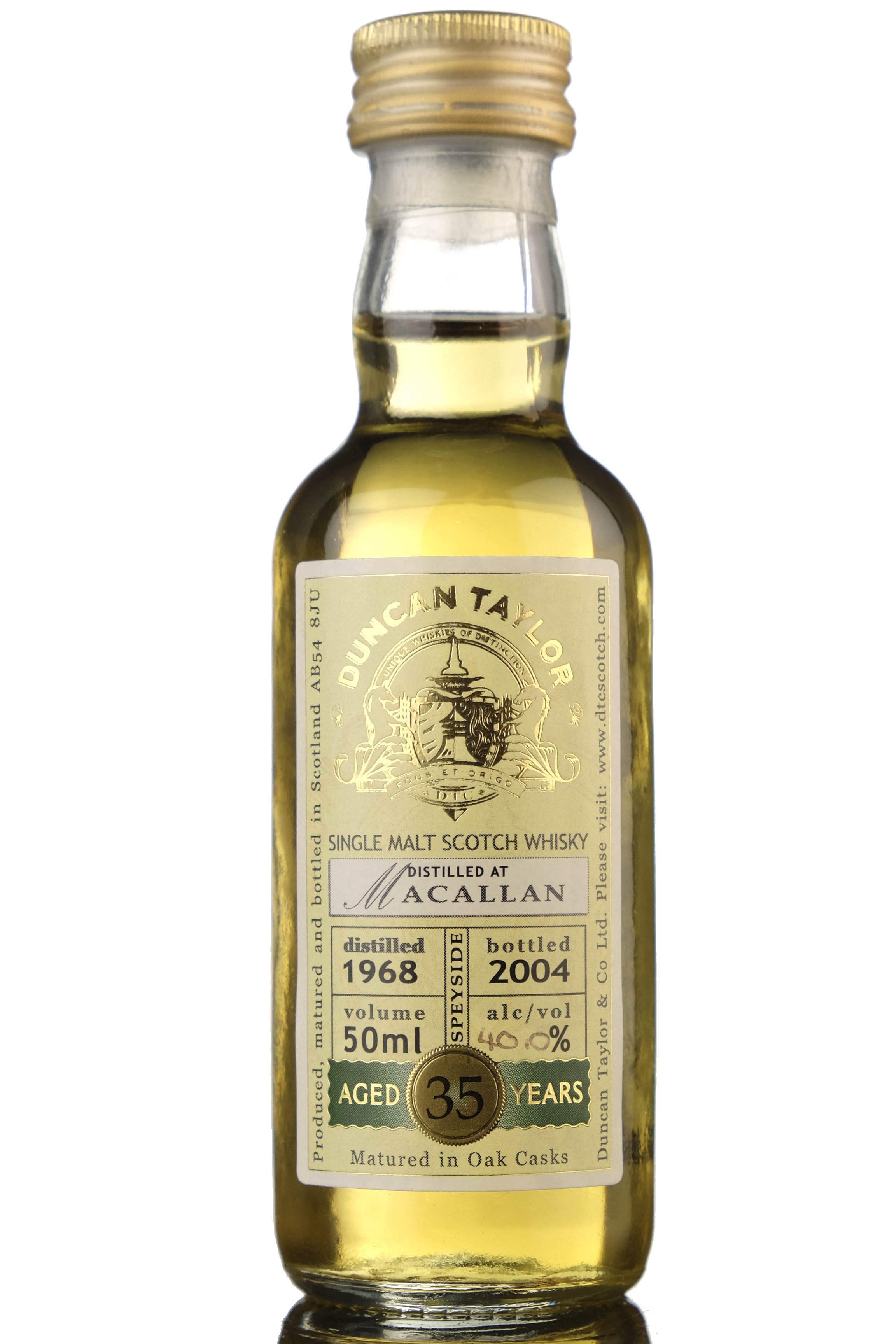 Macallan 1968-2004 - 35 Year Old - Duncan Taylor Miniature