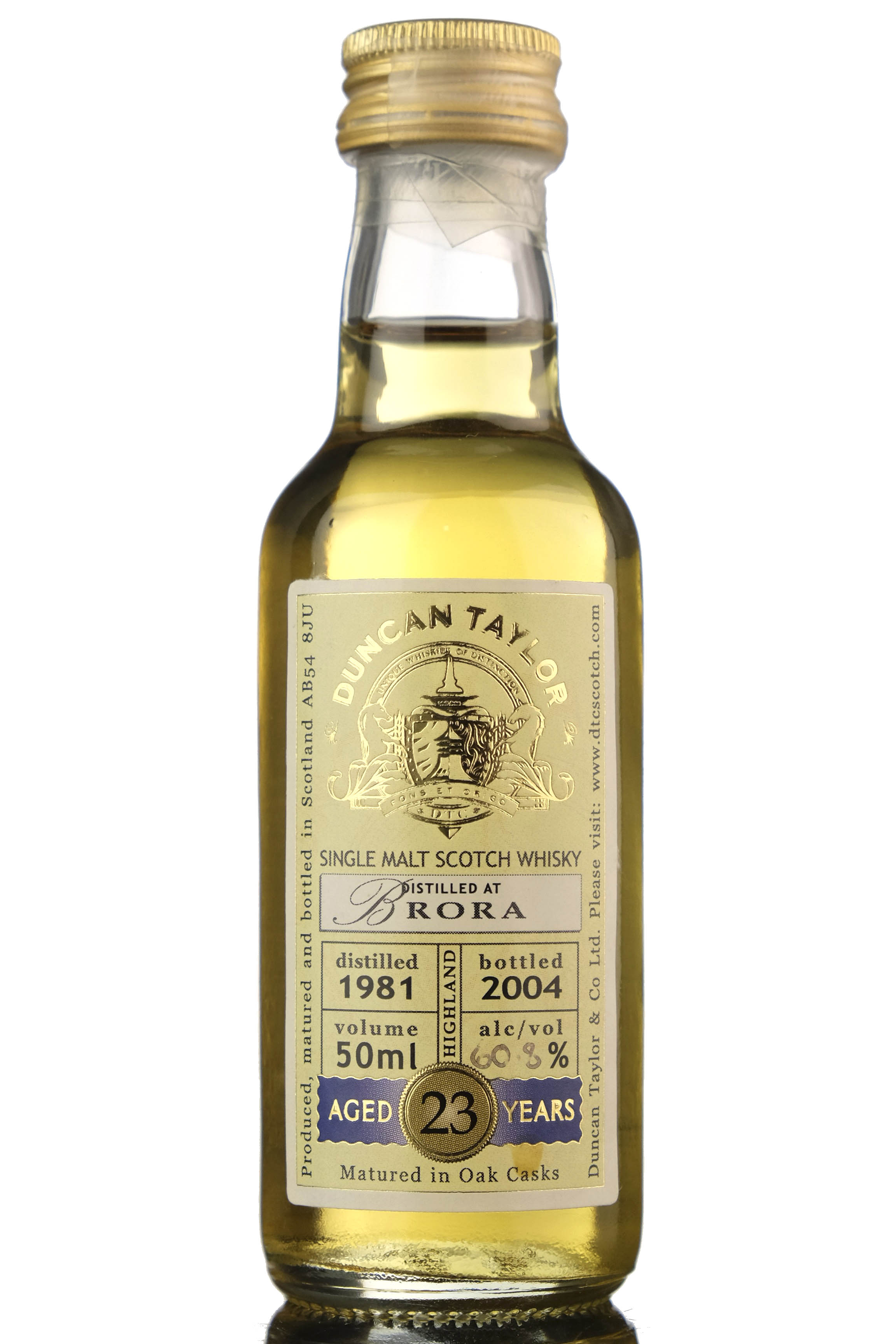 Brora 1981-2004 - 23 Year Old - Duncan Taylor - Miniature