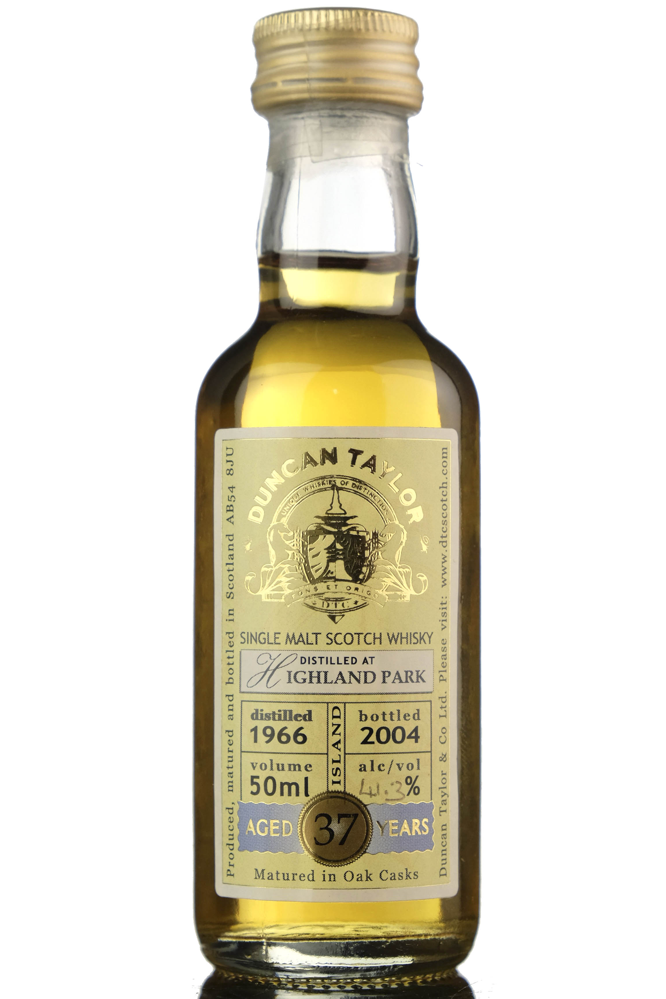 Highland Park 1966-2004 - 37 Year Old - Duncan Taylor Miniature