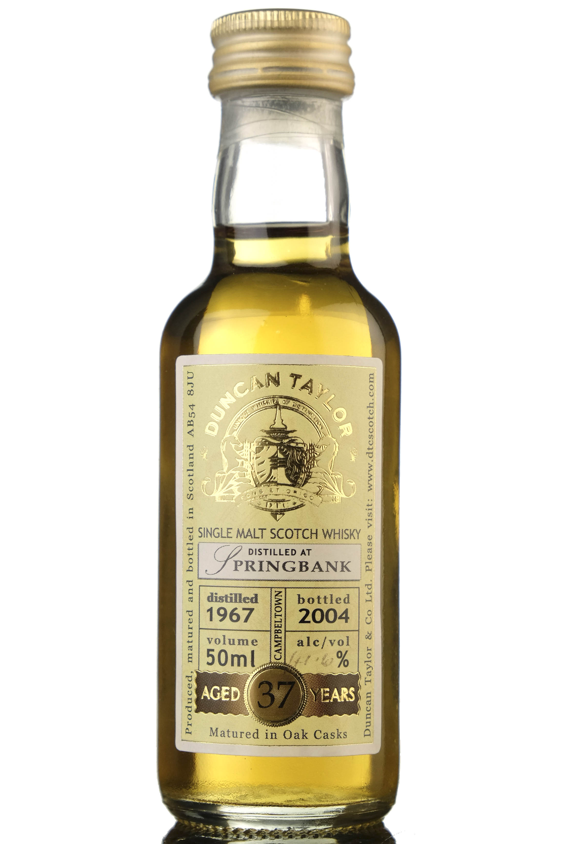 Springbank 1967-2004 - 37 Year Old - Duncan Taylor Miniature