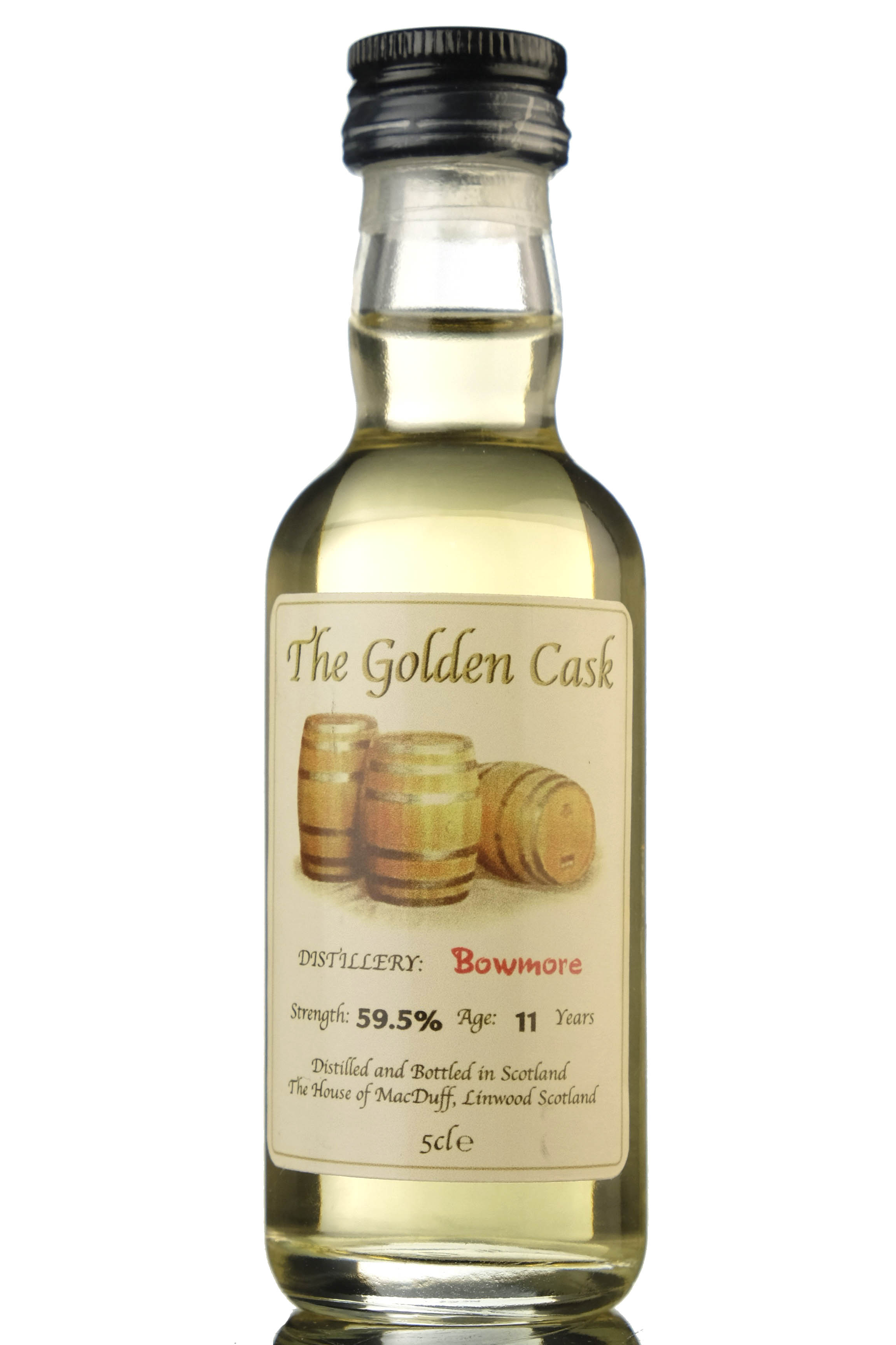 Bowmore 11 Year Old - The Golden Cask Miniature