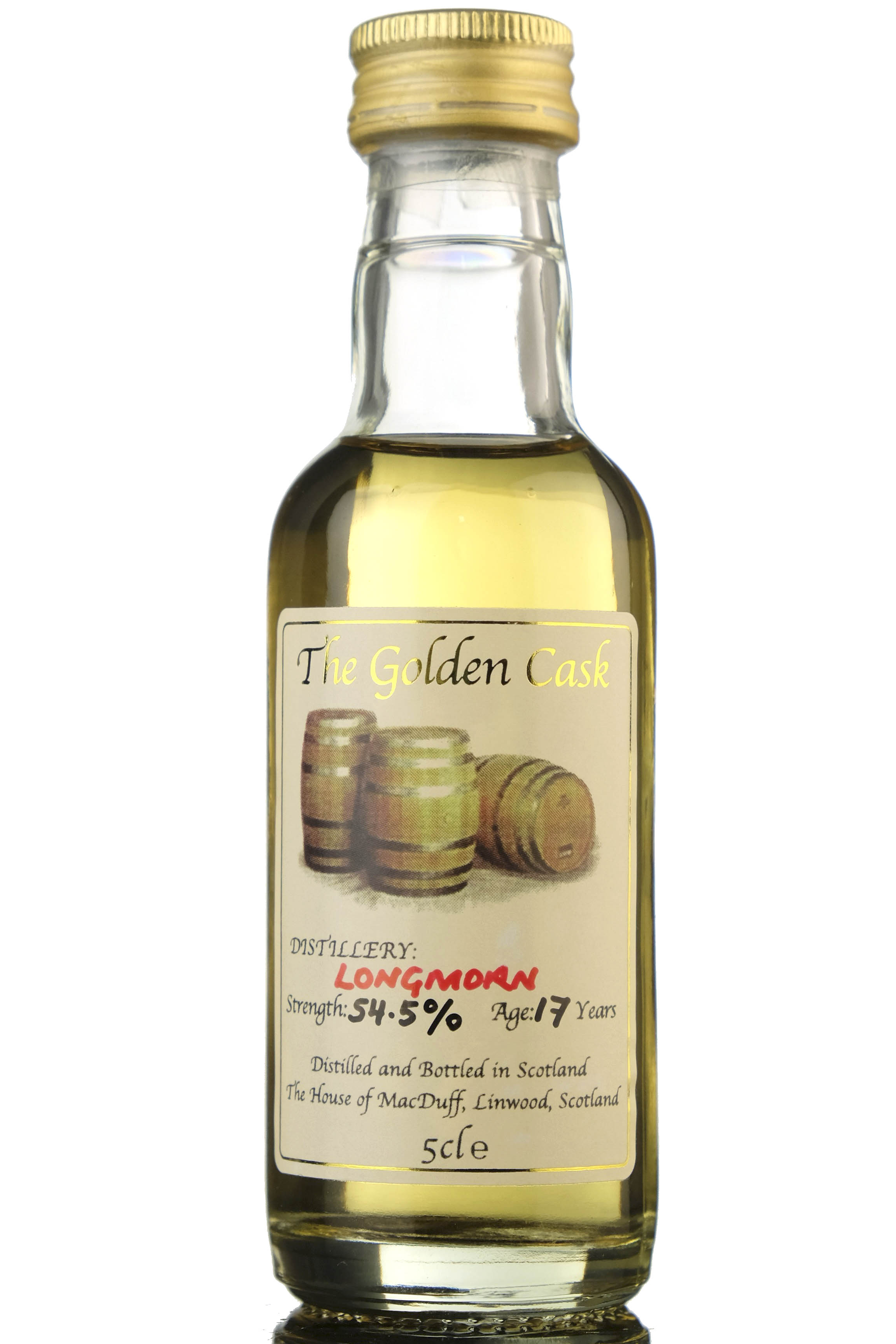 Longmorn 17 Year Old - The Golden Cask Miniature