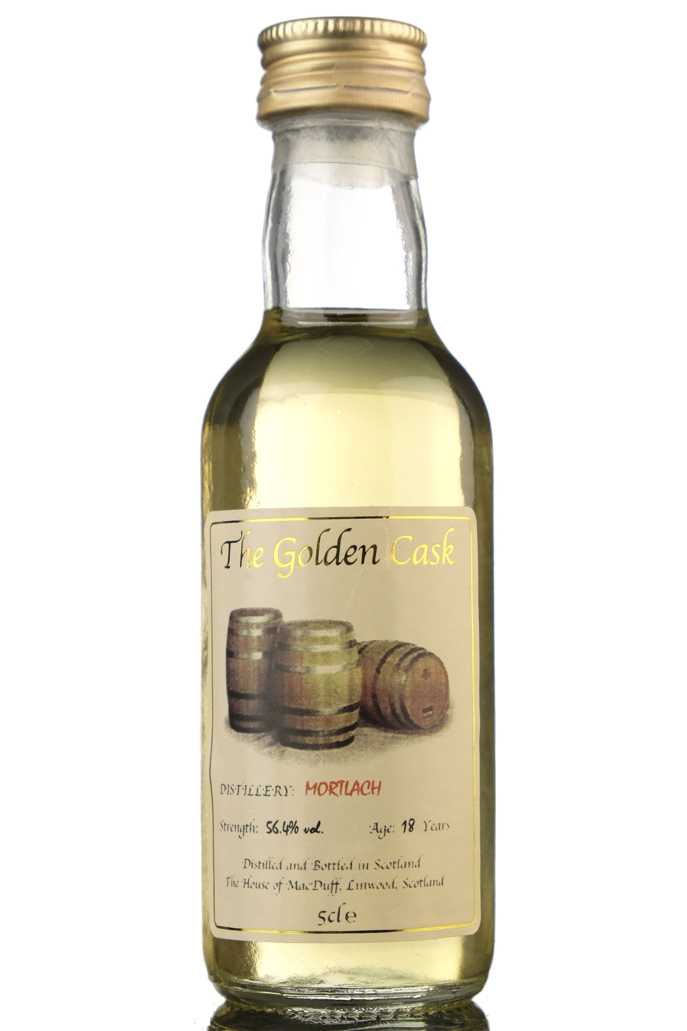 Mortlach 18 Year Old - The Golden Cask Miniature
