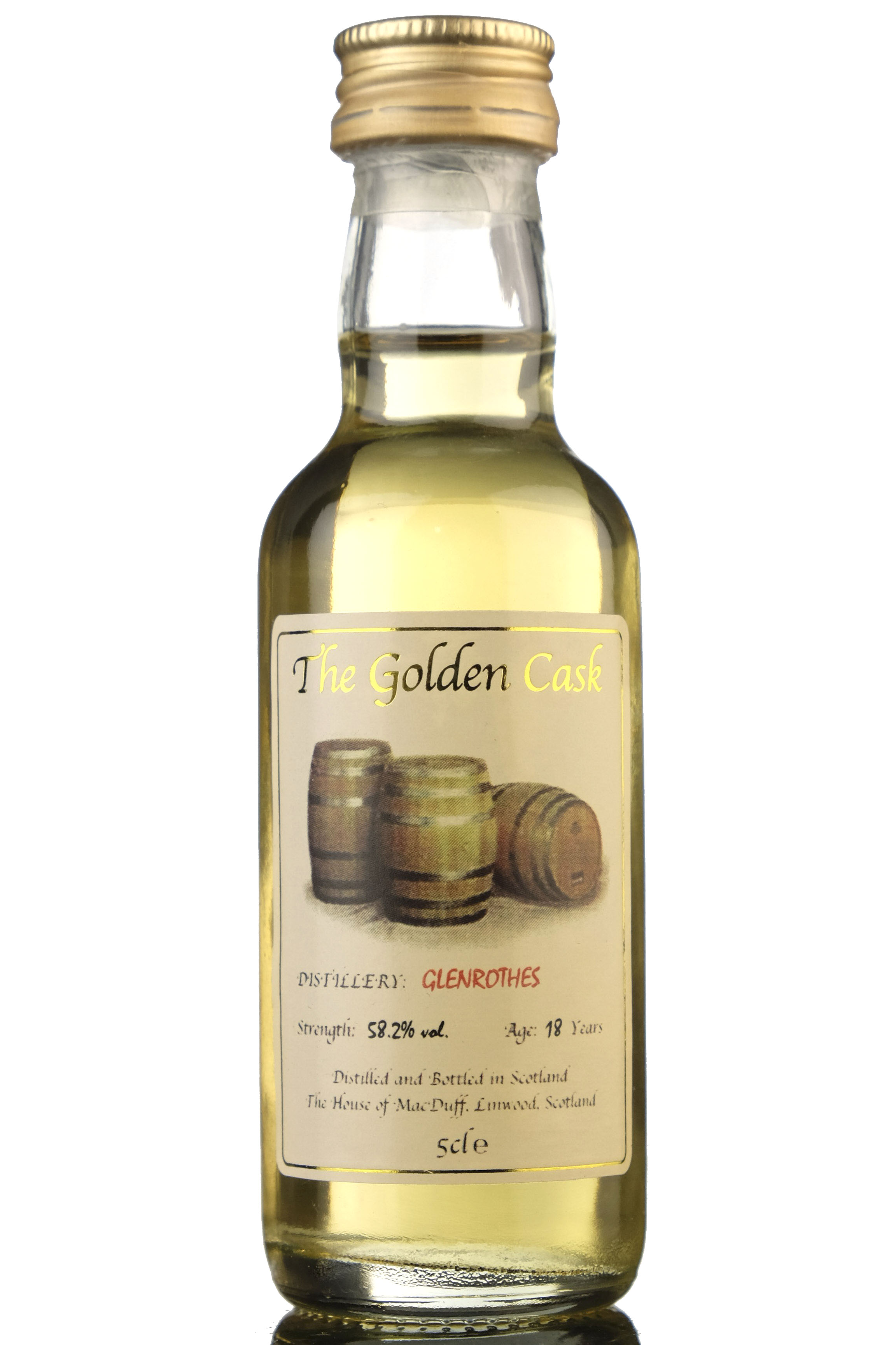 Glenrothes 18 Year Old - The Golden Cask Miniature