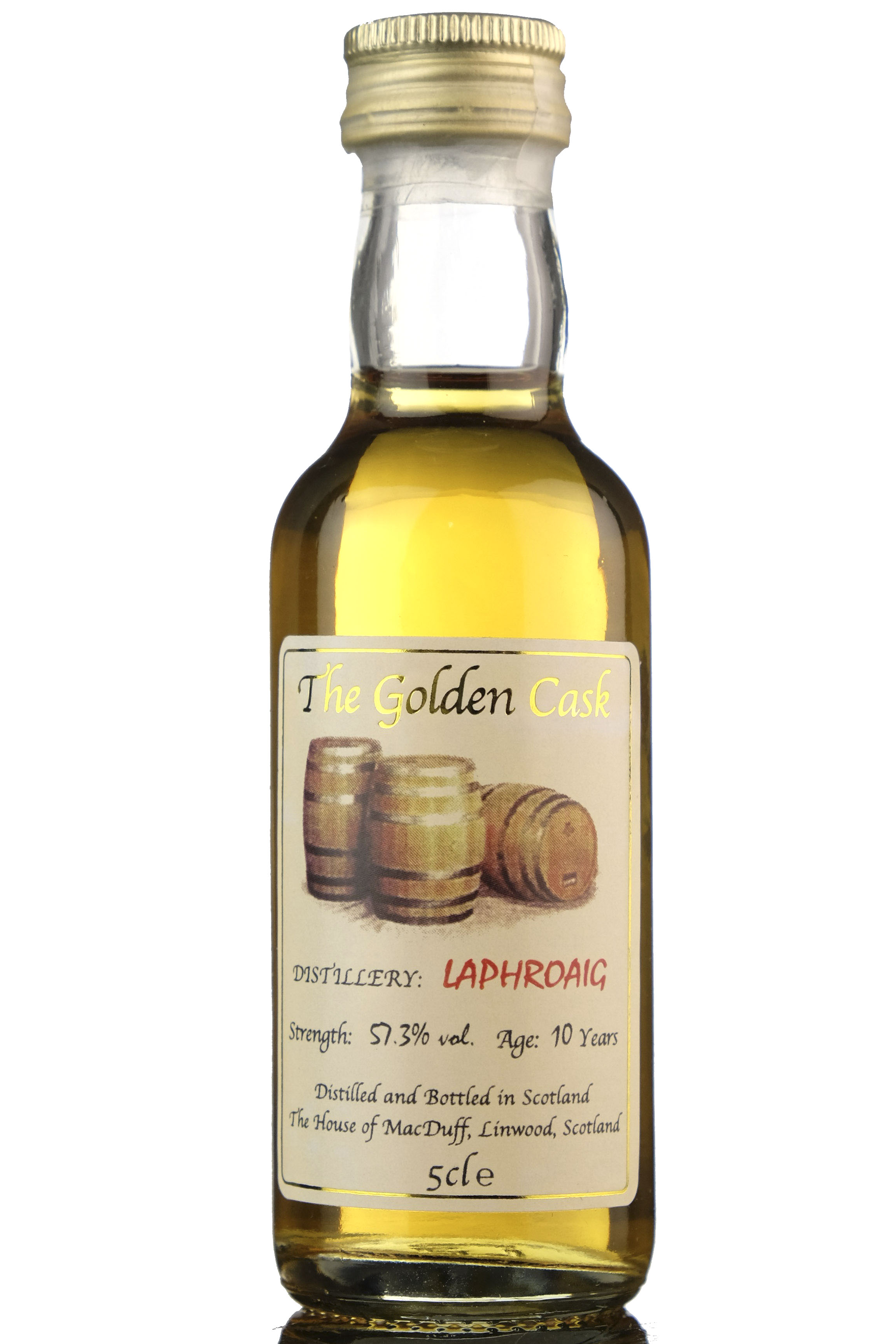 Laphroaig 10 Year Old - The Golden Cask Miniature