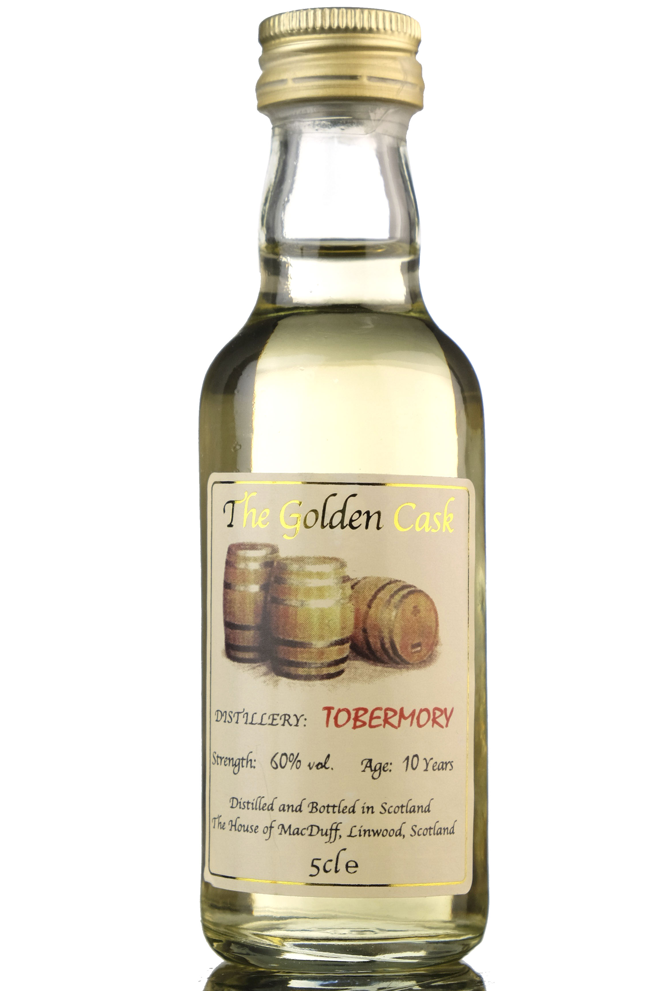 Tobermory 10 Year Old - The Golden Cask Miniature