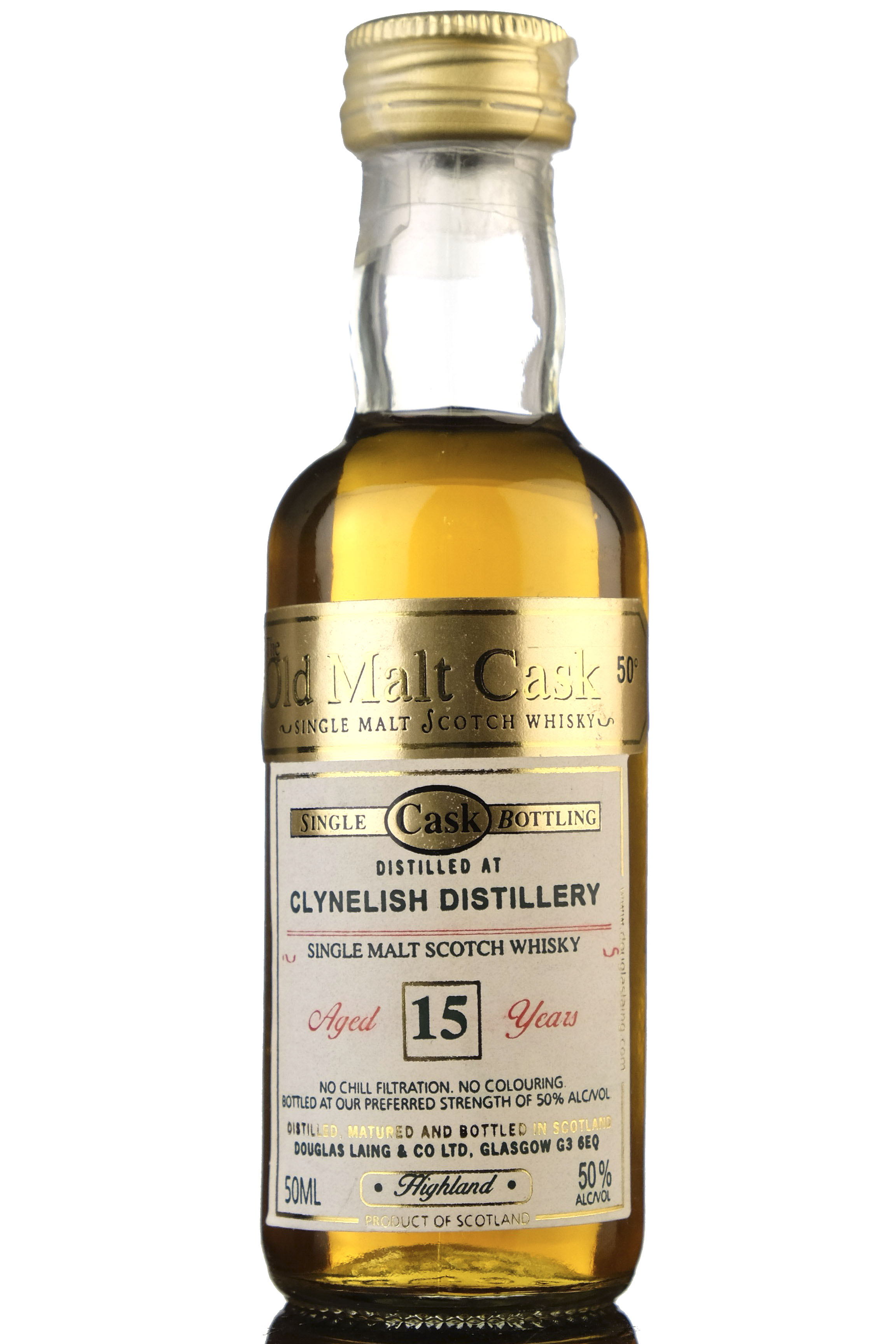 Clynelish 15 Year Old - Douglas Laing Old Malt Cask Miniature