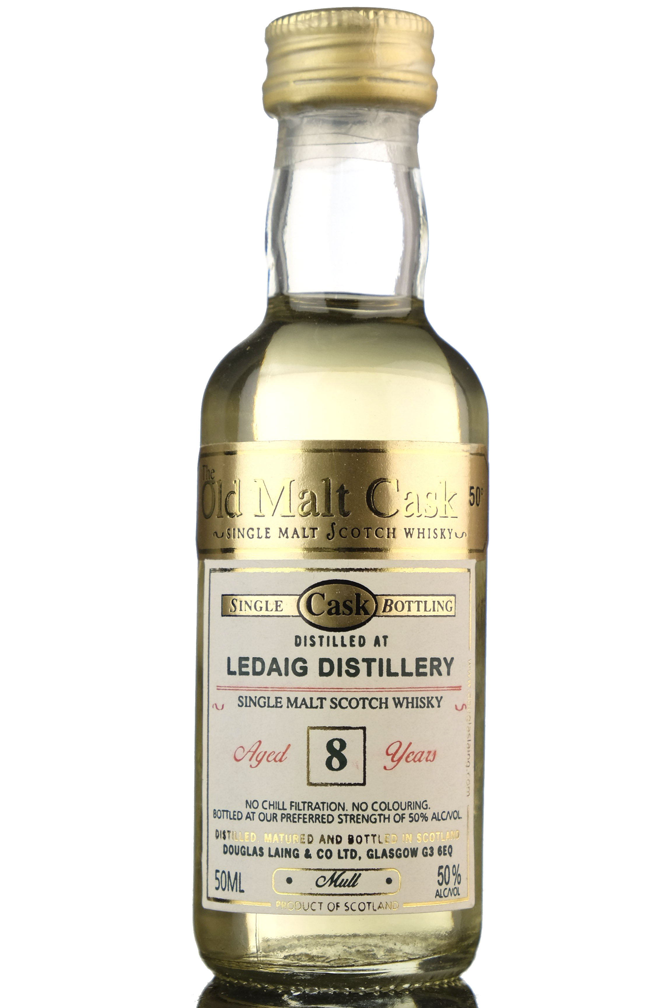 Ledaig 8 Year Old - Douglas Laing Old Malt Cask Miniature