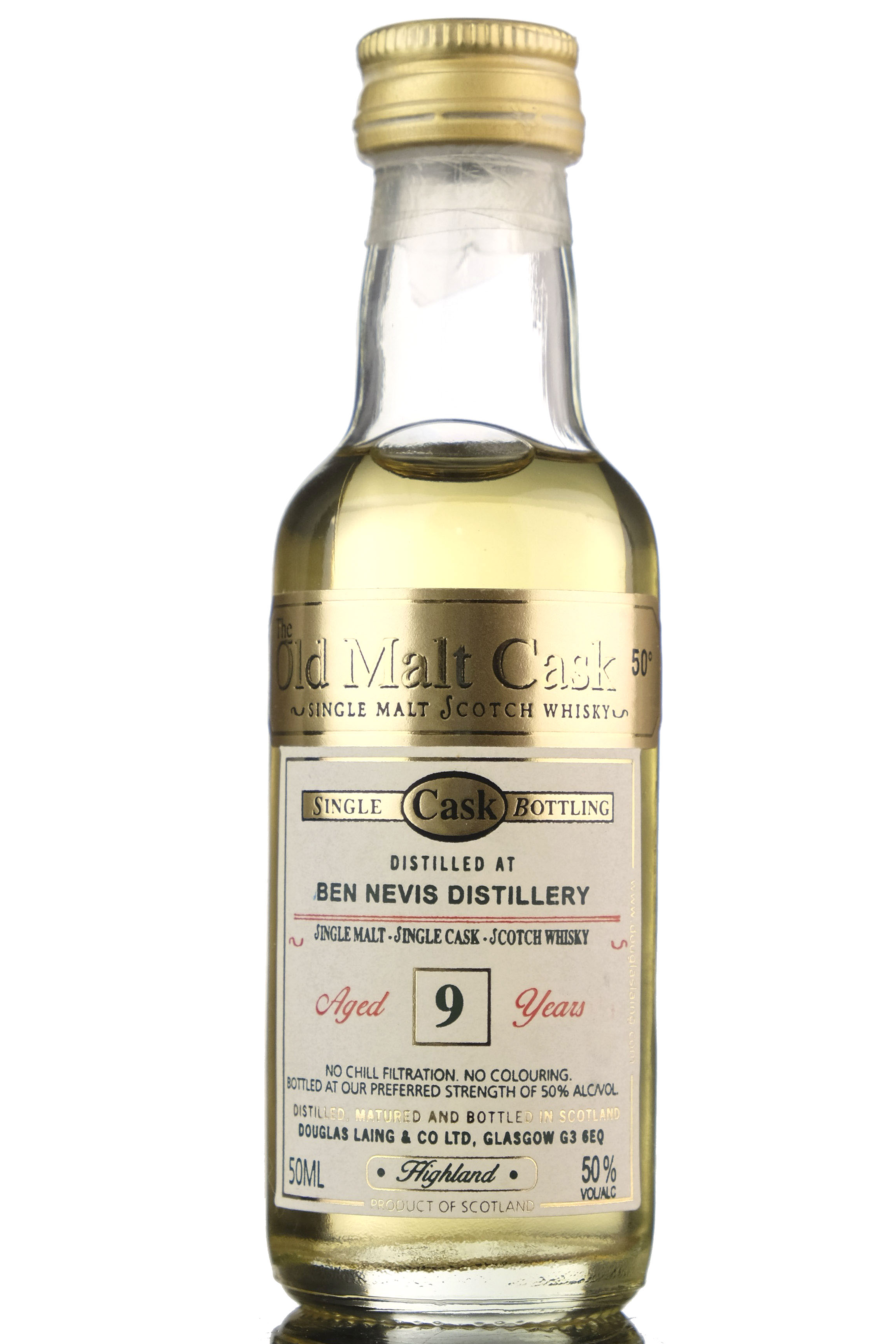 Ben Nevis 9 Year Old - Douglas Laing Old Malt Cask Miniature
