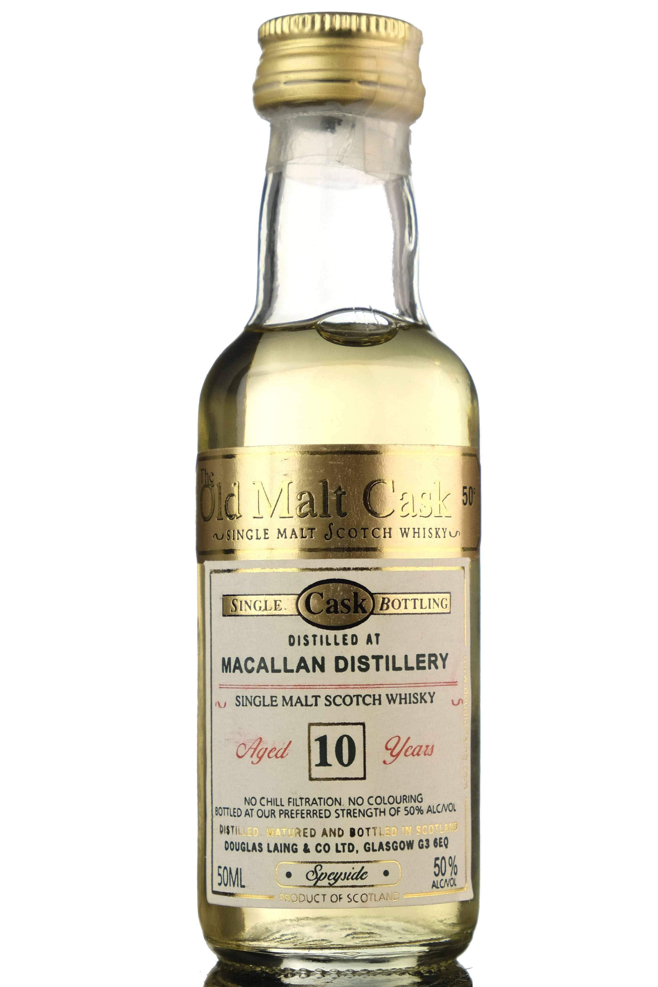 Macallan 10 Year Old - Douglas Laing Old Malt Cask Miniature