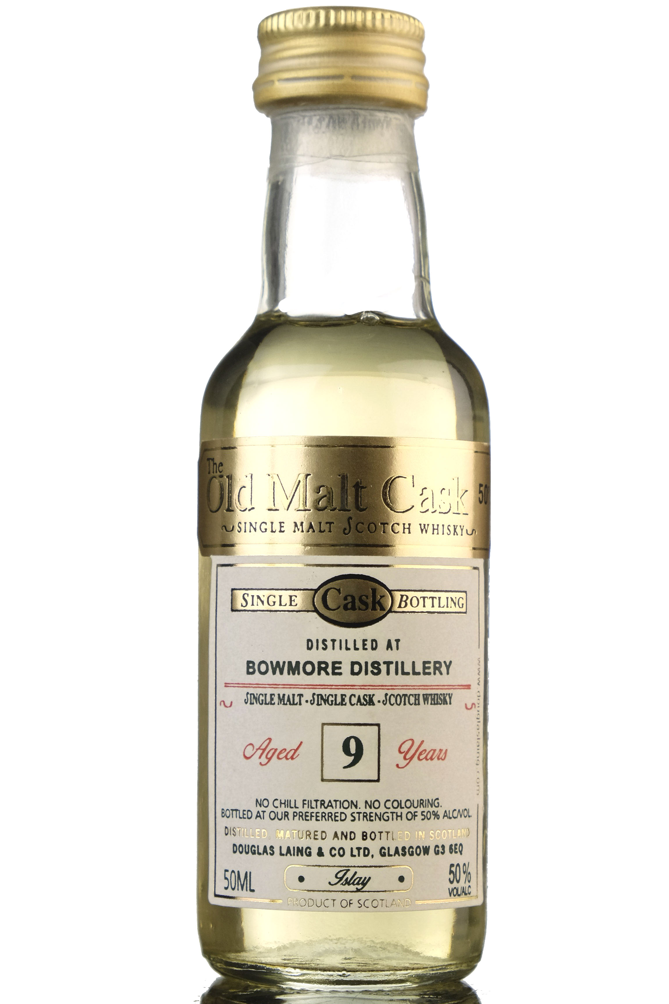 Bowmore 9 Year Old - Douglas Laing Old Malt Cask Miniature