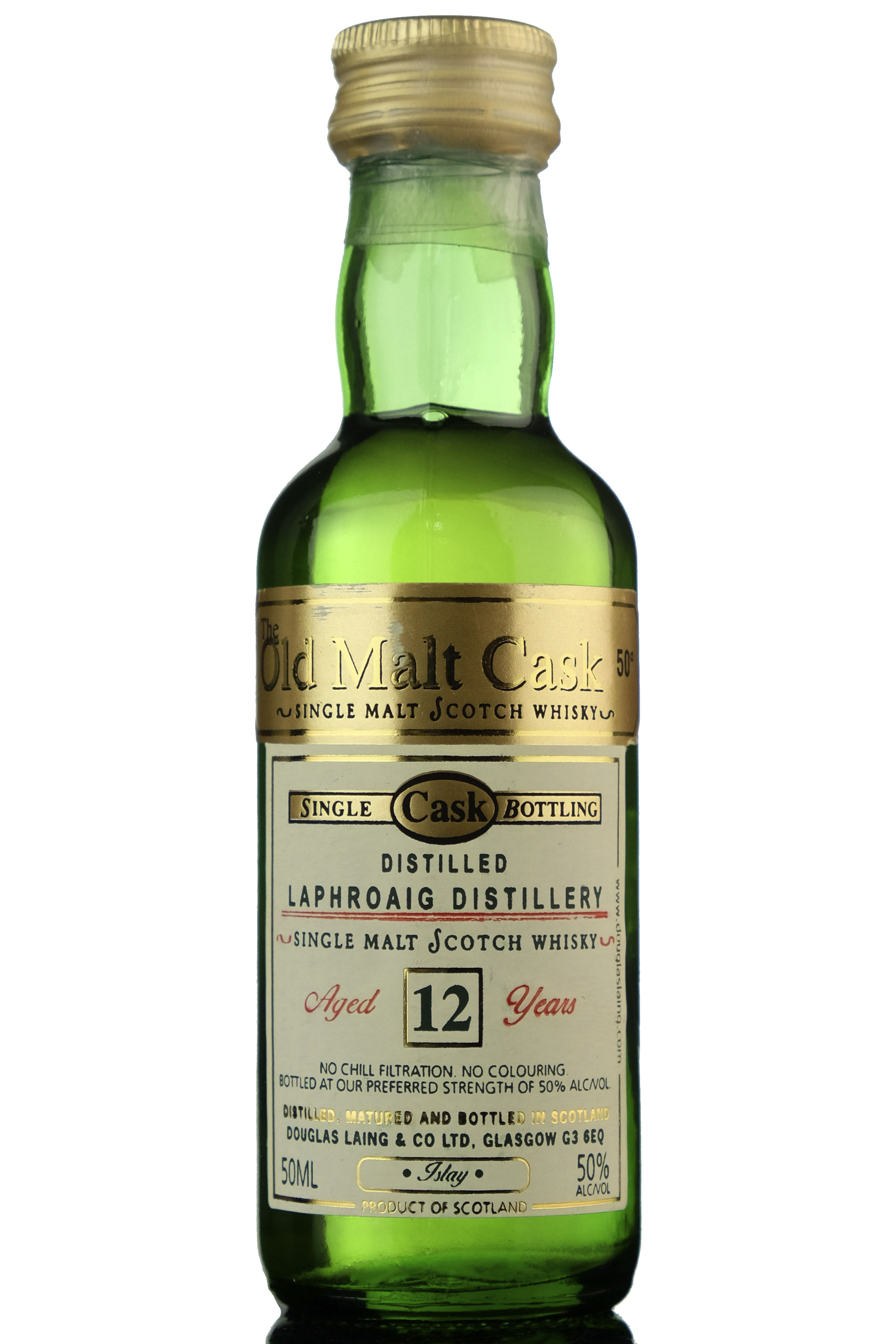 Laphroaig 12 Year Old - Douglas Laing Old Malt Cask Miniature