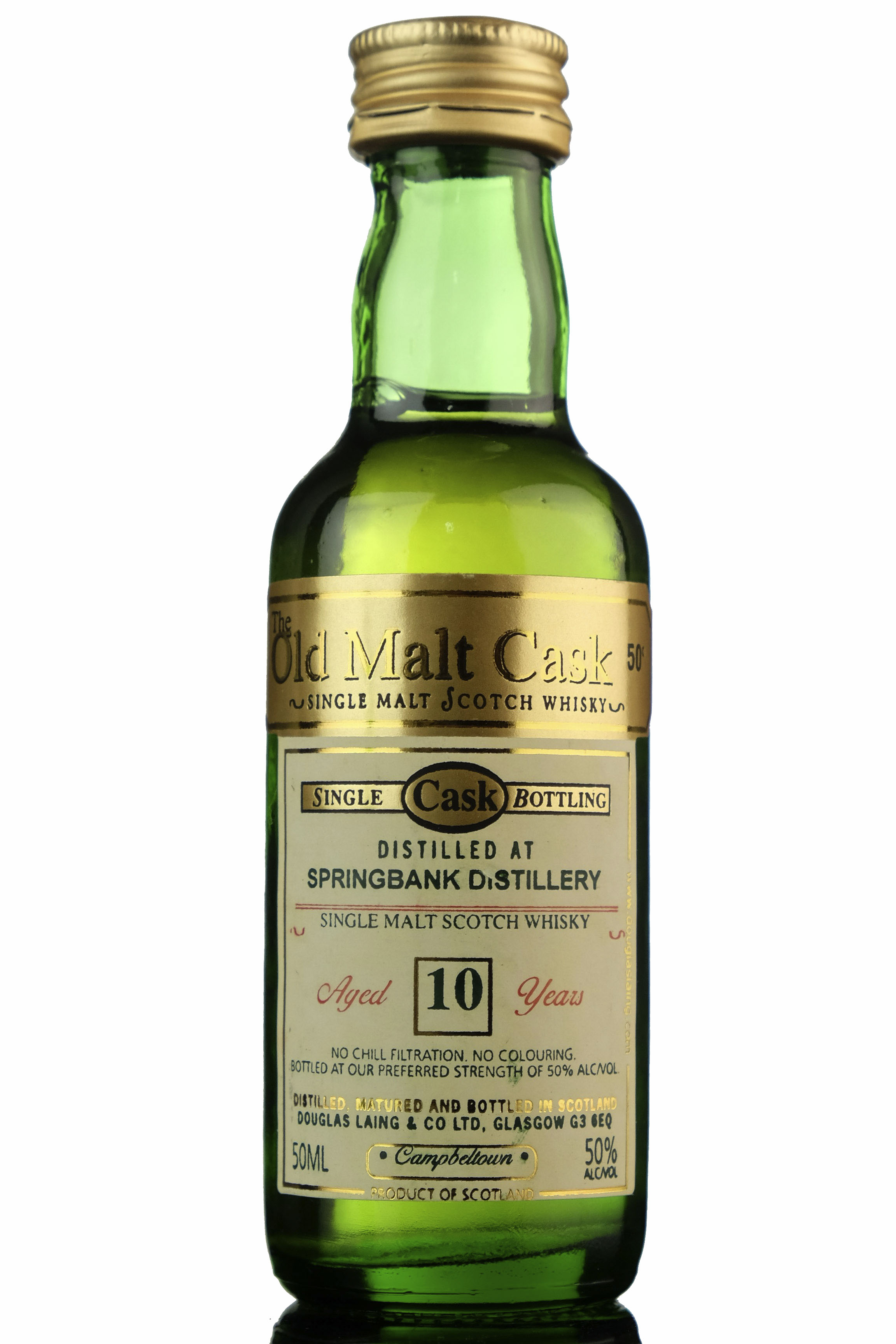 Springbank 10 Year Old - Douglas Laing Old Malt Cask Miniature