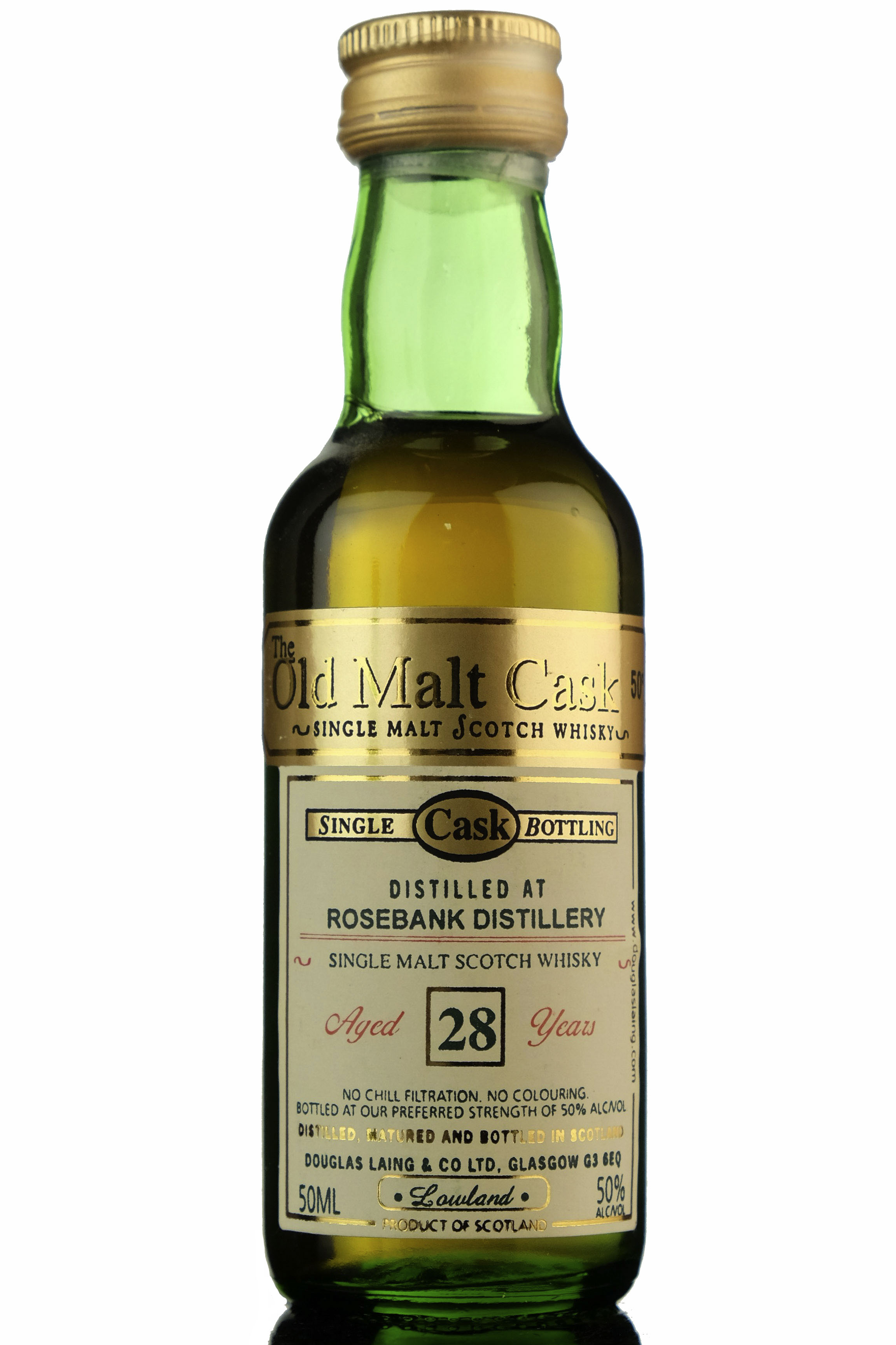 Rosebank 28 Year Old - Douglas Laing Old Malt Cask Miniature