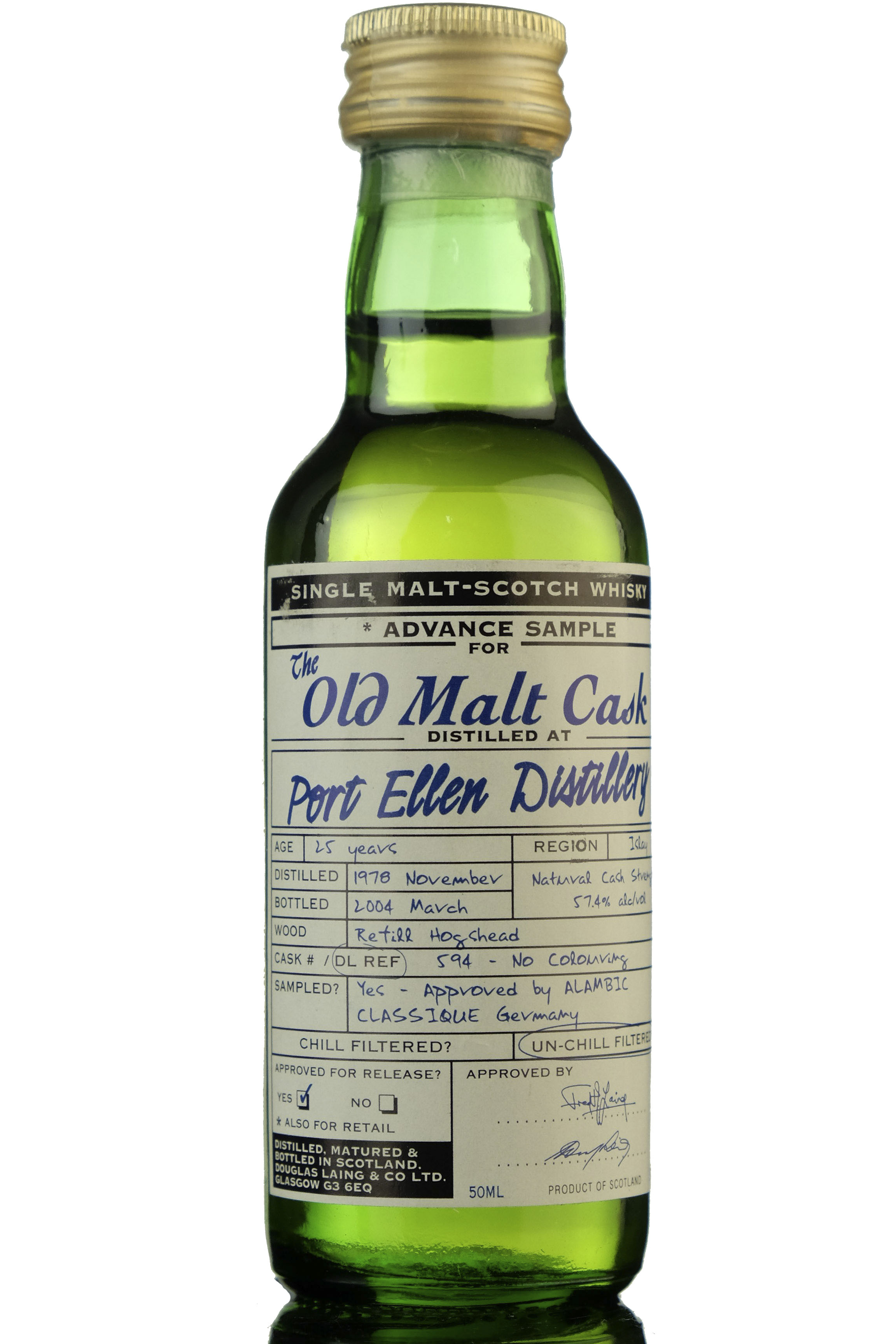 Port Ellen 1978-2004 - Douglas Laing Old Malt Cask Miniature