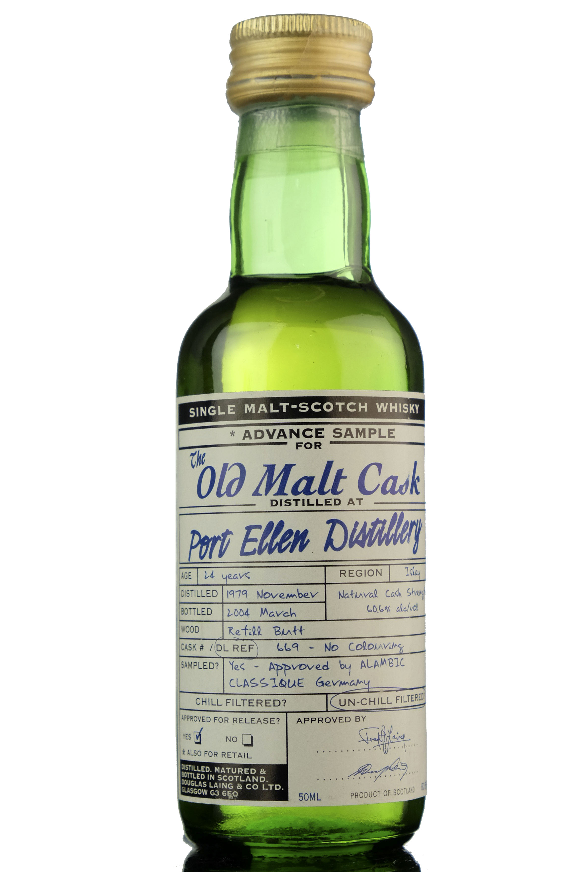 Port Ellen 1979-2004 - Douglas Laing Old Malt Cask Miniature