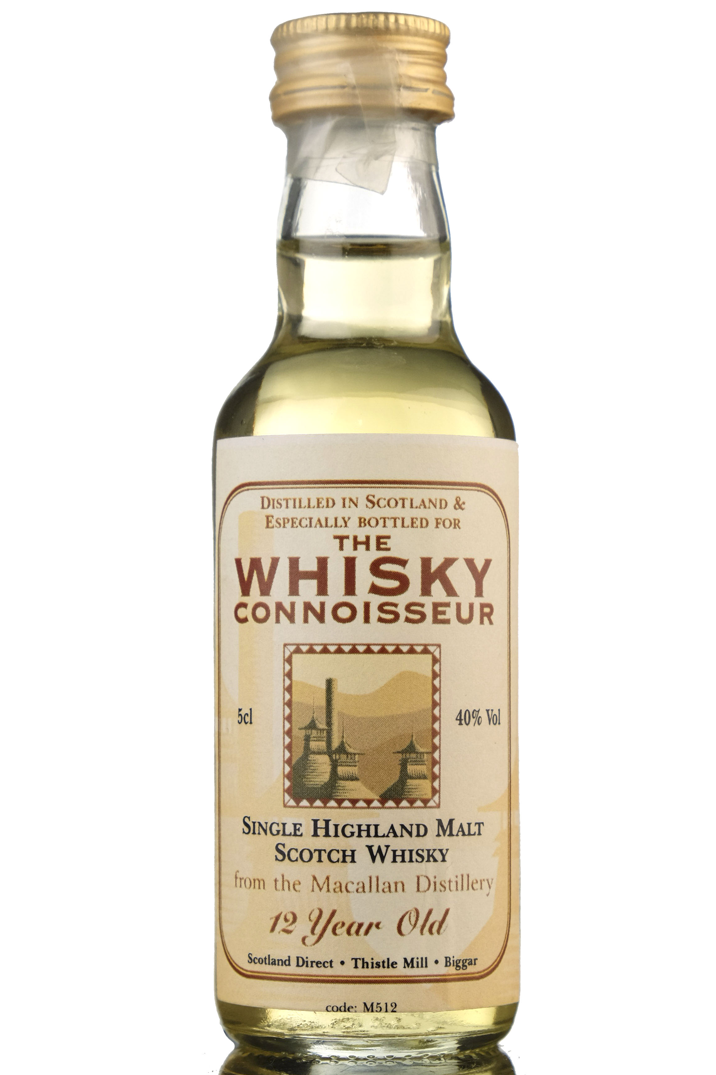 Macallan 1991-2003 - 12 Year Old - The Whisky Connoisseur Miniature