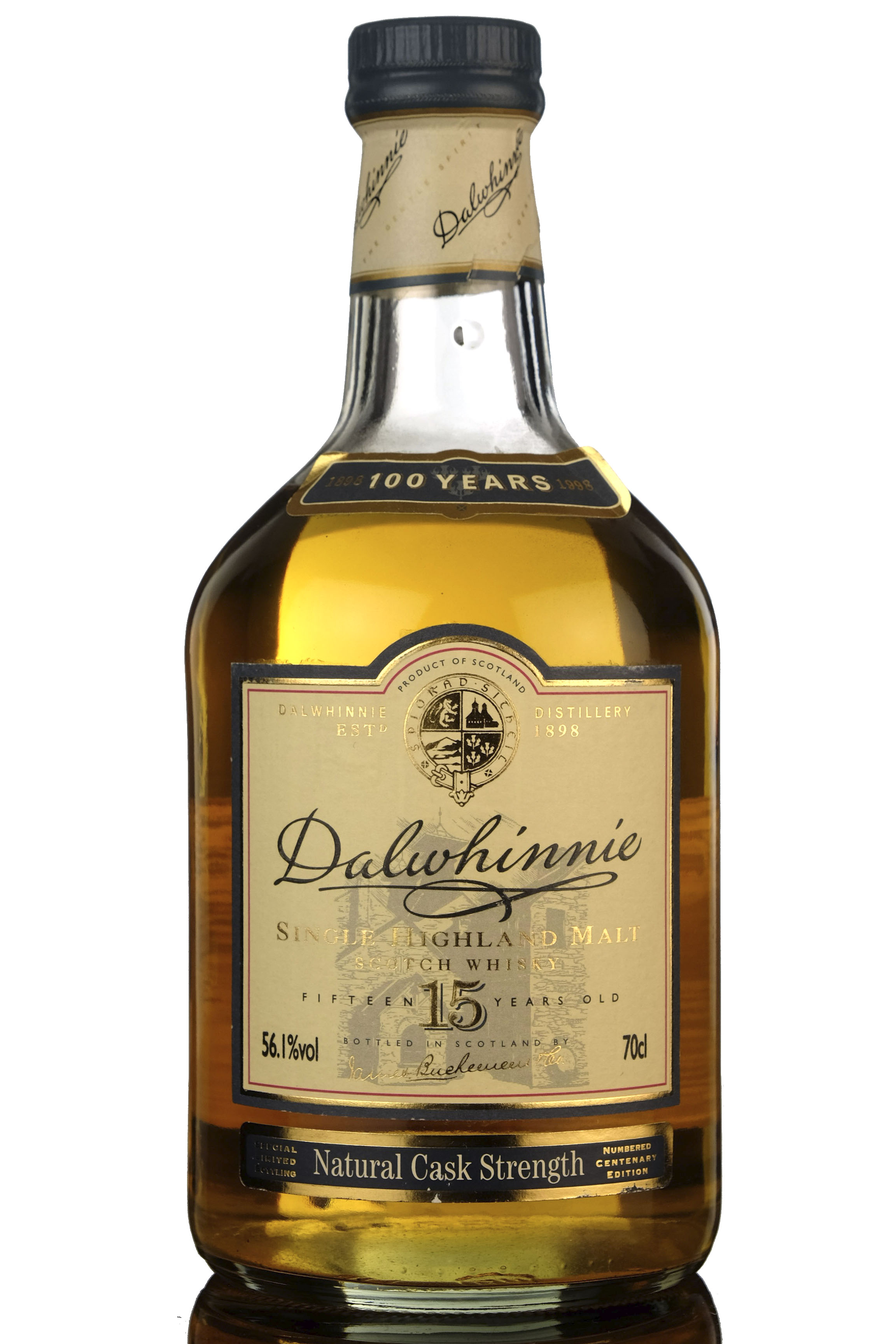 Dalwhinnie 15 Year Old - Centenary 1898-1998 - Cask Strength