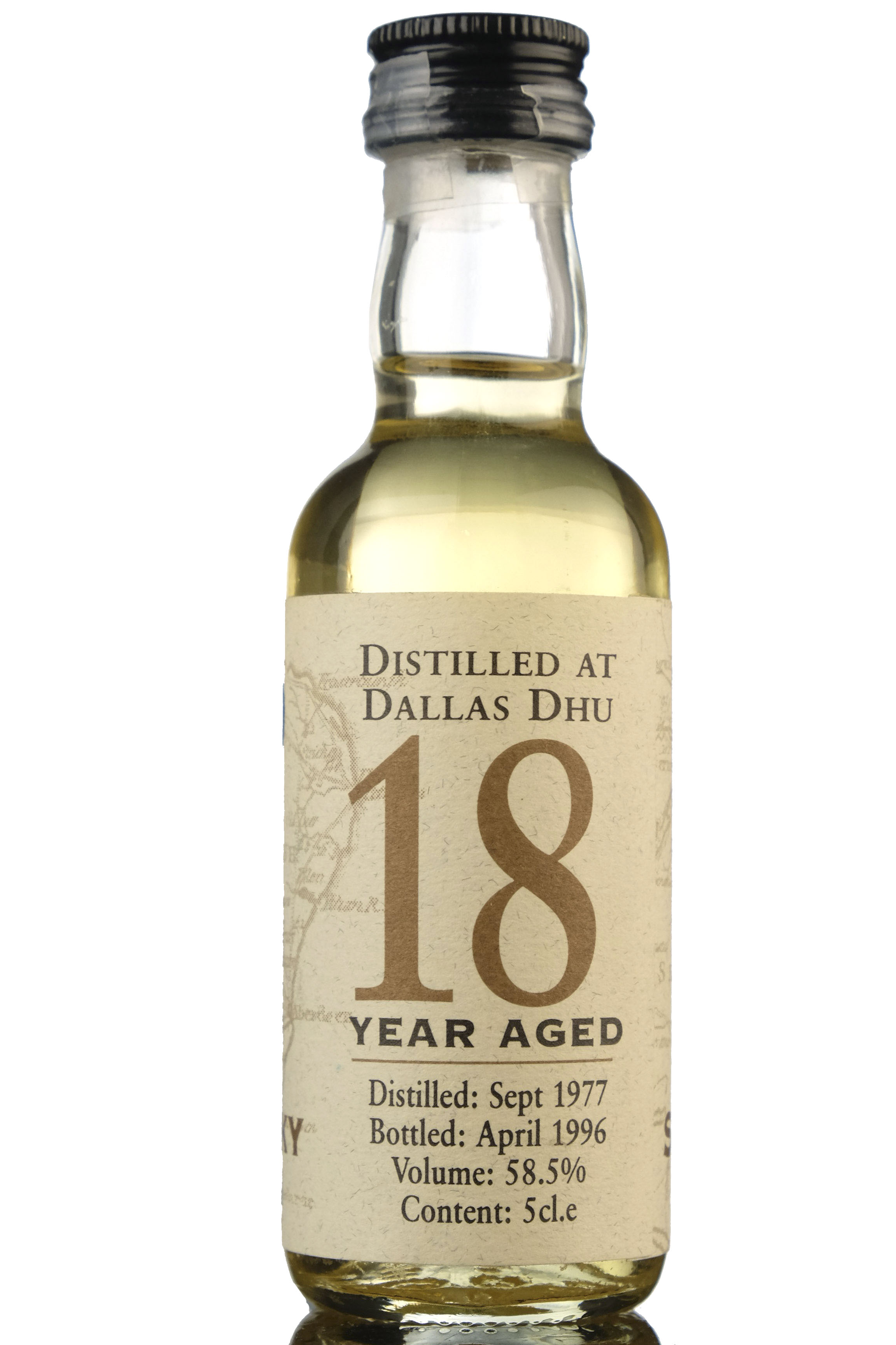 Dallas Dhu 1977-1996 - Cask Strength - The Whisky Connoisseur Miniature