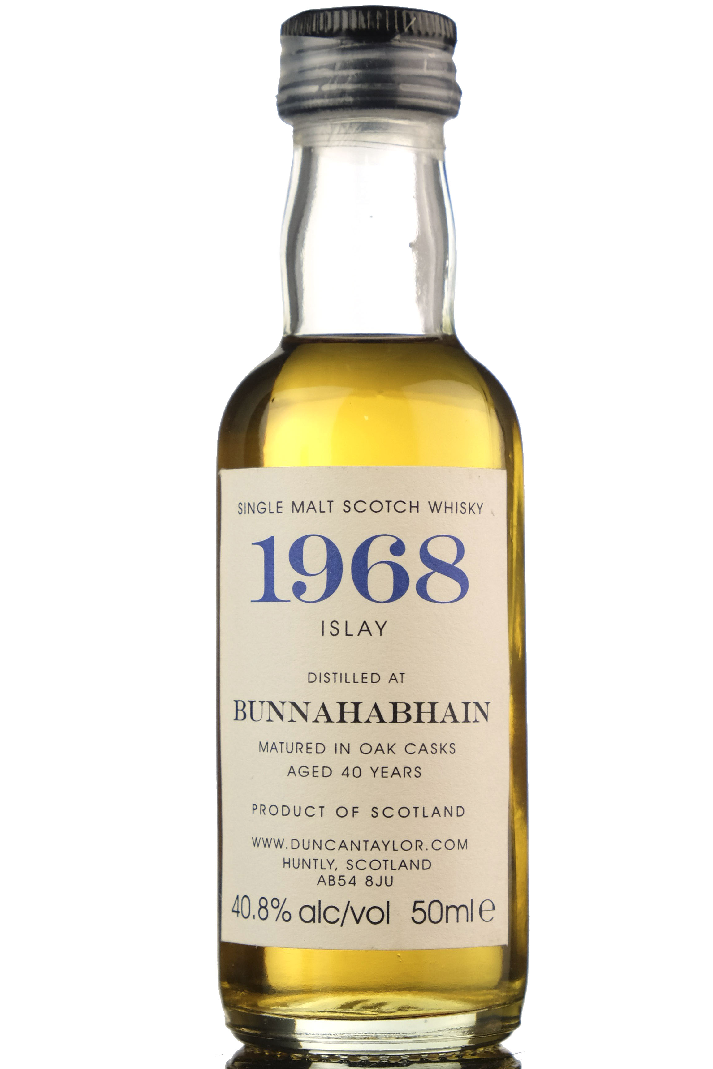 Bunnahabhain 1968 - 40 Year Old - Duncan Taylor Miniature